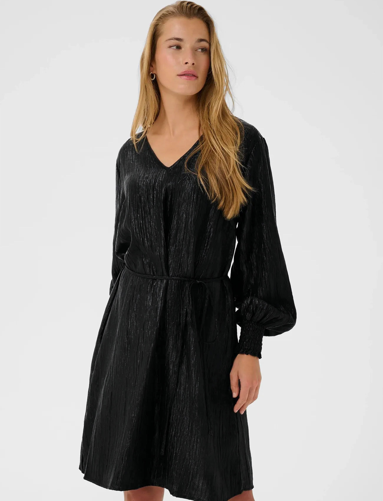 Kaffe Karizz Short Dress, 46, Black, Kjoler > Kort Kjole, Dame
