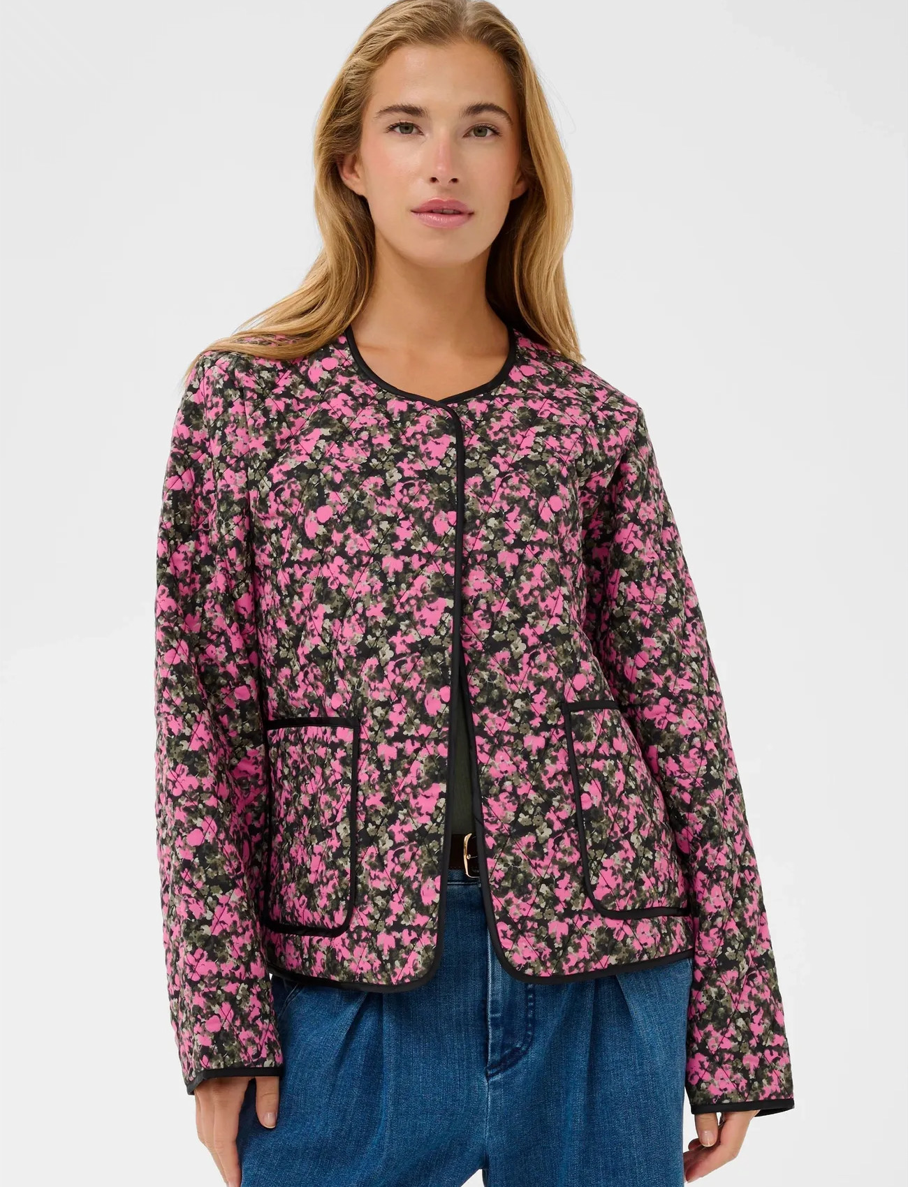 Kaffe Kanuria Jacket, 44, Multi/patterned, Jakker > Quiltede Jakker, Dame