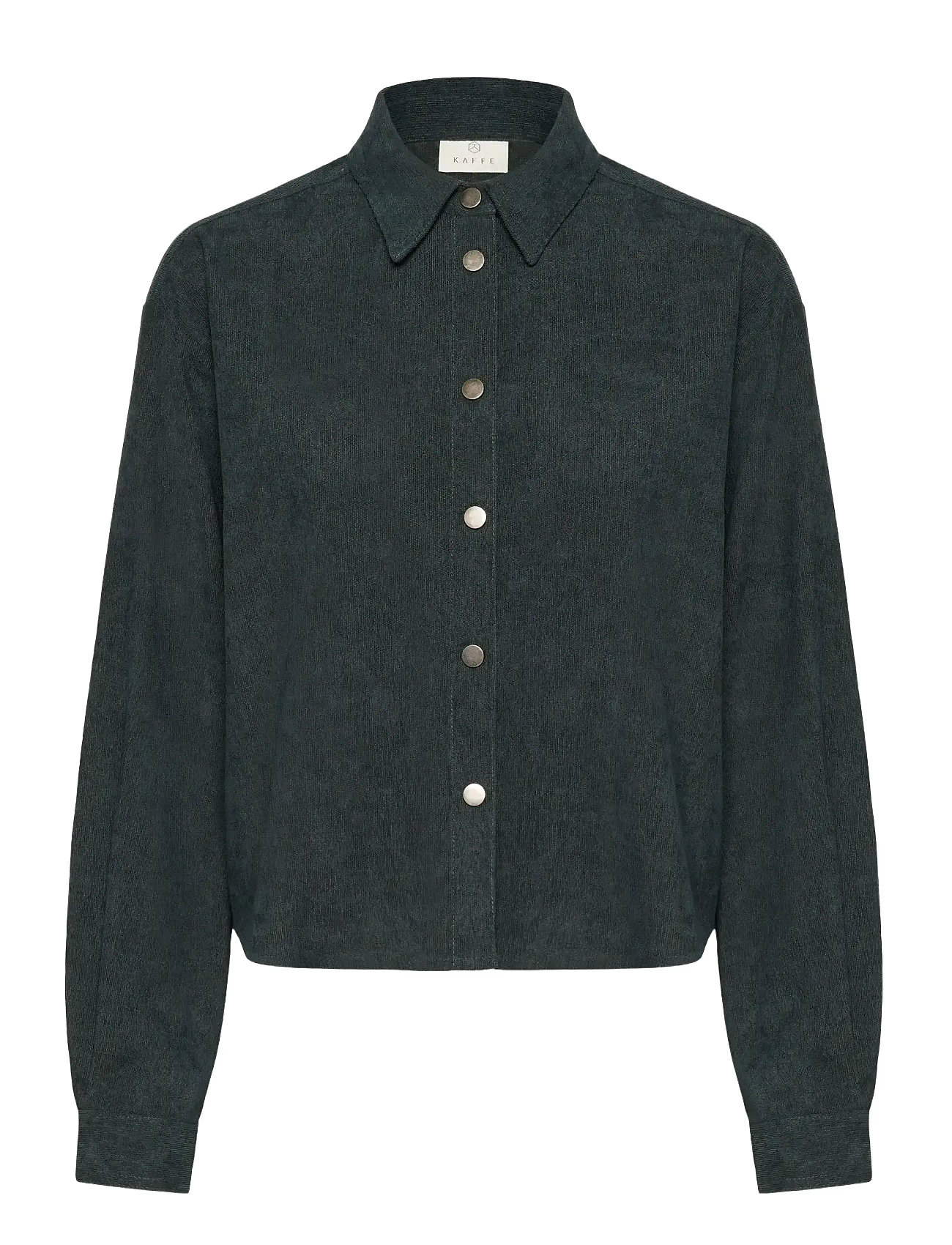 KAFFE Kavera Button Shirt Khaki - 44 - Damen