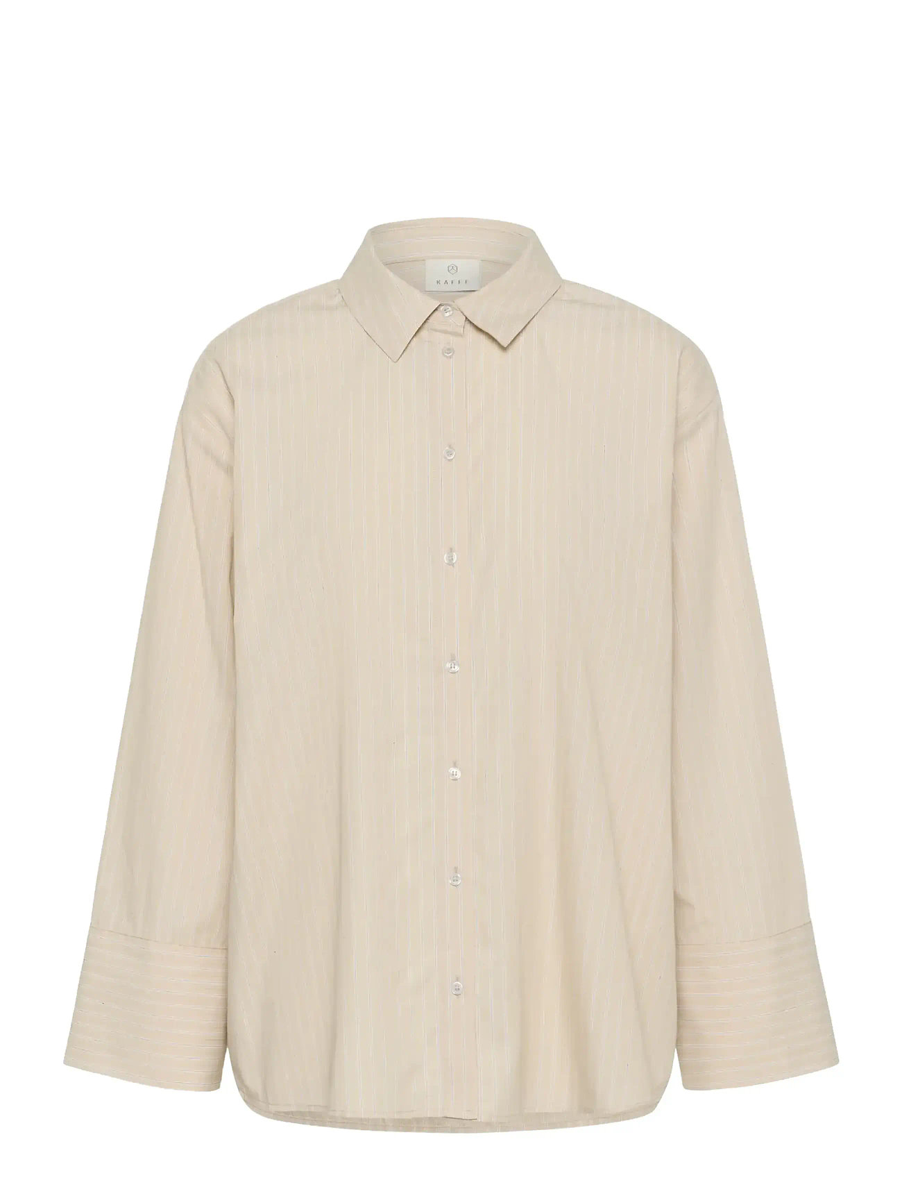 Kaffe Kajosie Shirt, 40, Beige, Skjorter > Langærmede, Dame