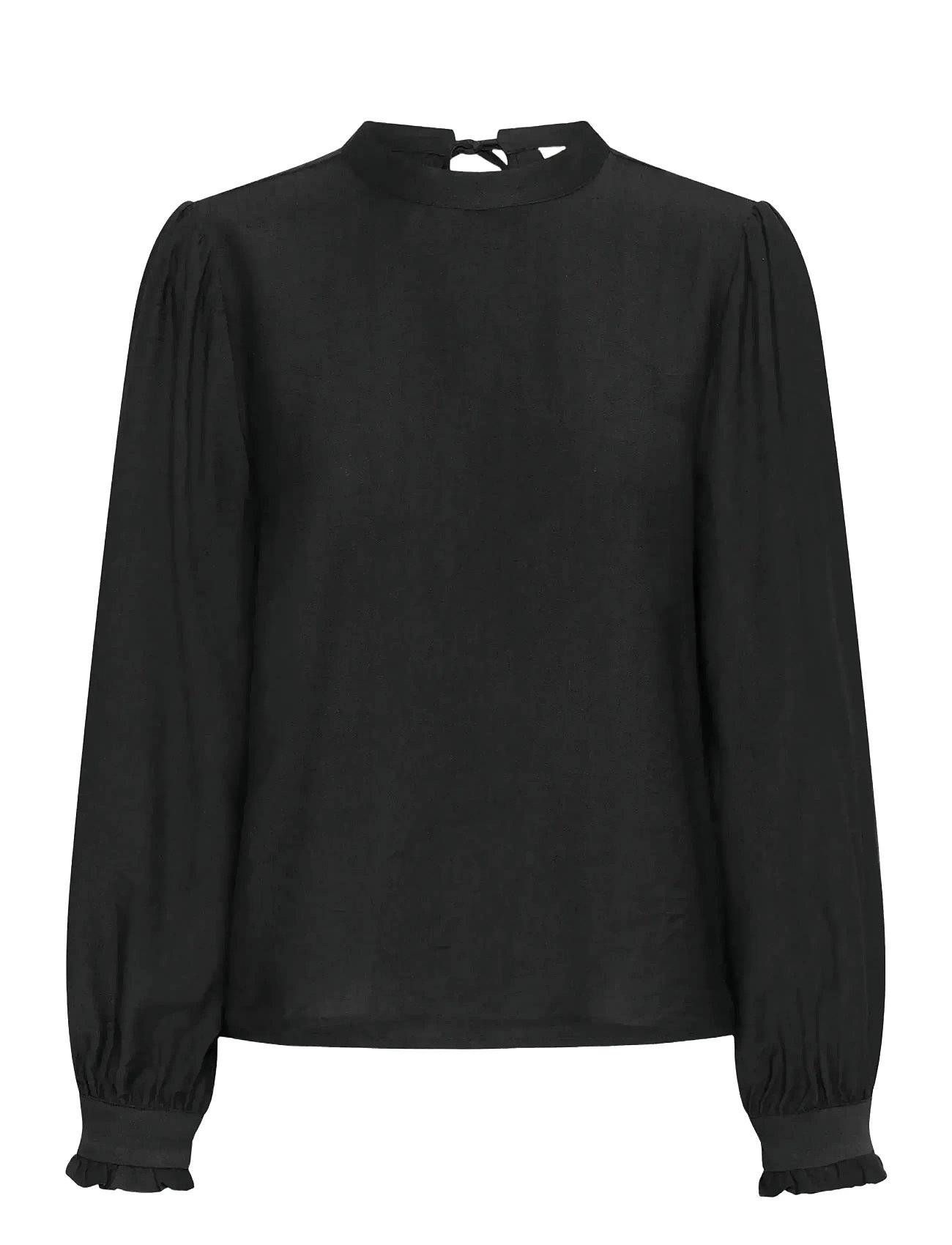 KAFFE Karea Solid Bluse Schwarz - 40 - Damen
