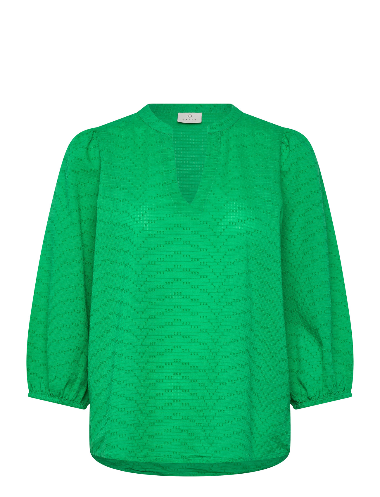 Kaffe Kapenelope Blouse, 46, Green, Bluser > Langærmede, Dame