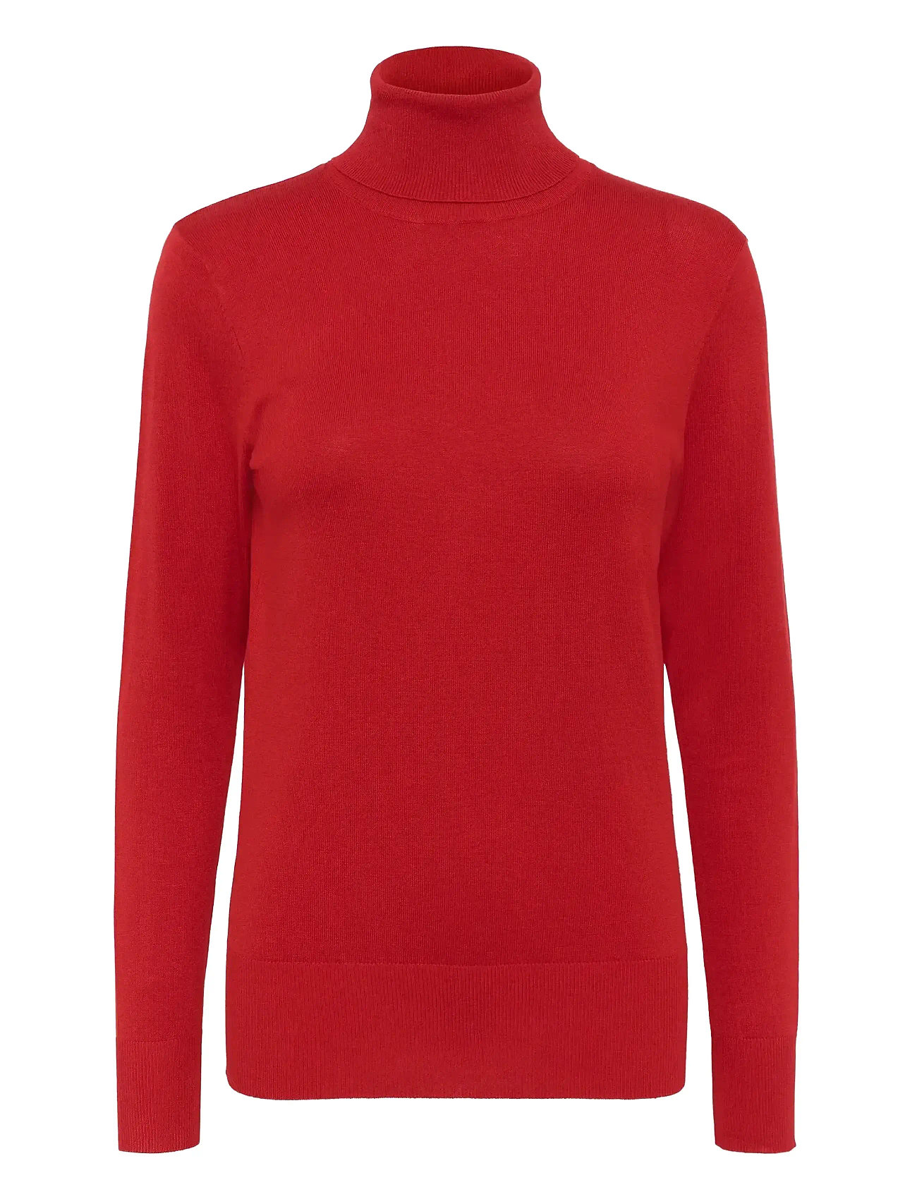 KAFFE Astrid Roll Neck Rot - L - Damen