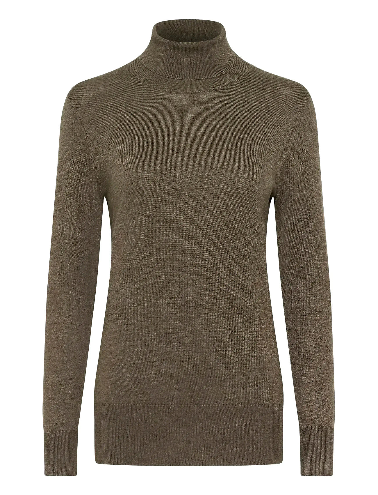 KAFFE Astrid Roll Neck Khaki - XL - Damen