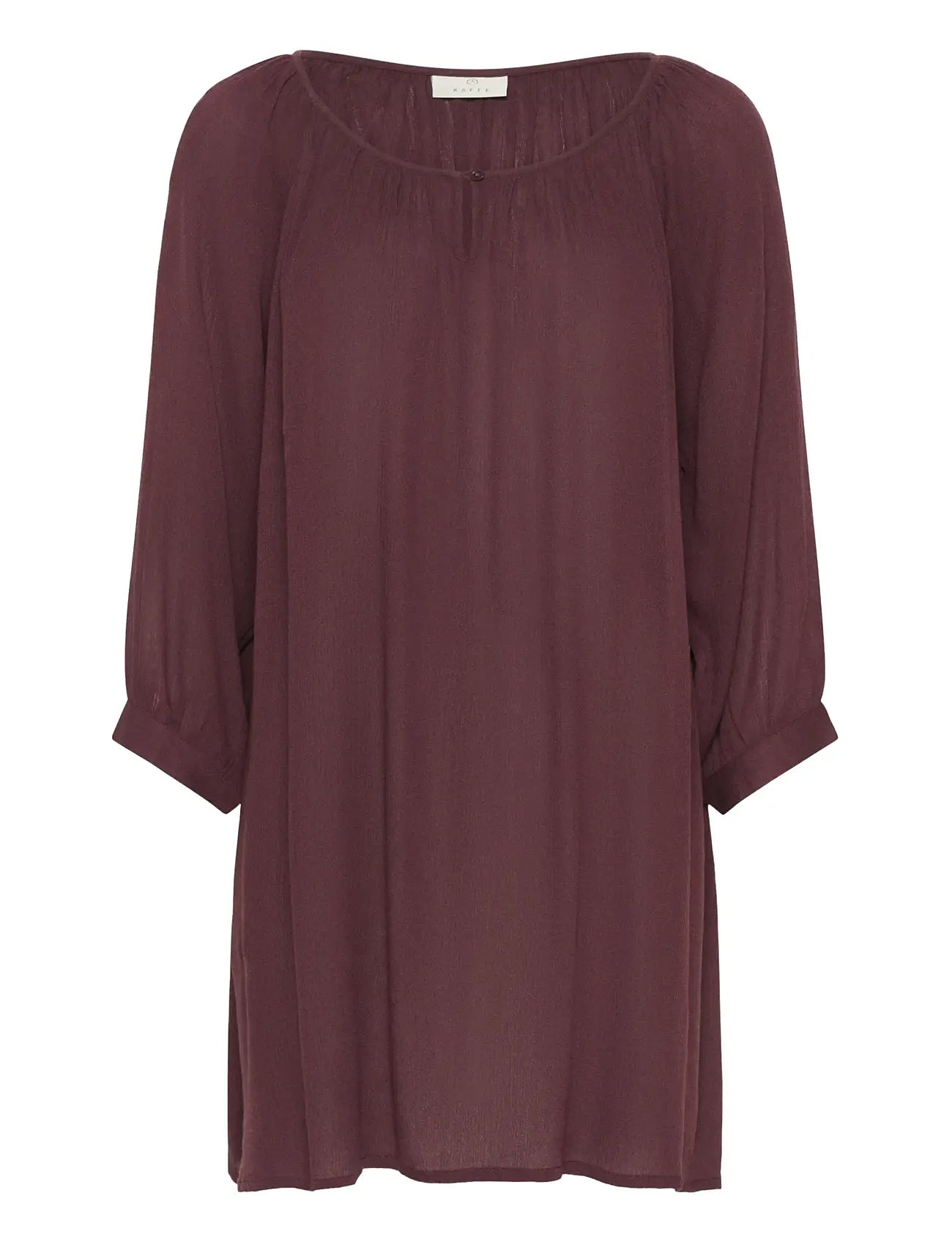 KAFFE Amber Tunika Burgundy - 34 - Damen