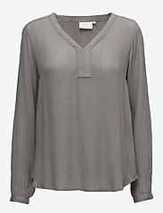 Amber L/S Blouse- MIN 2 - SMOKED PEARL