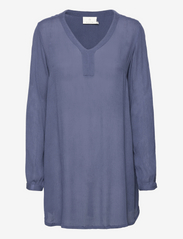 Amber V-Neck Tunic - VINTAGE INDIGO