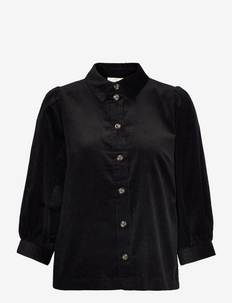 KAeva corduroy Shirt - overhemden met lange mouwen - black deep