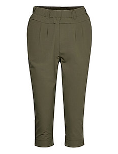 Cotton Cabare Cropped-leg Trousers in Pink P.A.R.O.S.H Womens Clothing Trousers Slacks and Chinos Capri and cropped trousers 