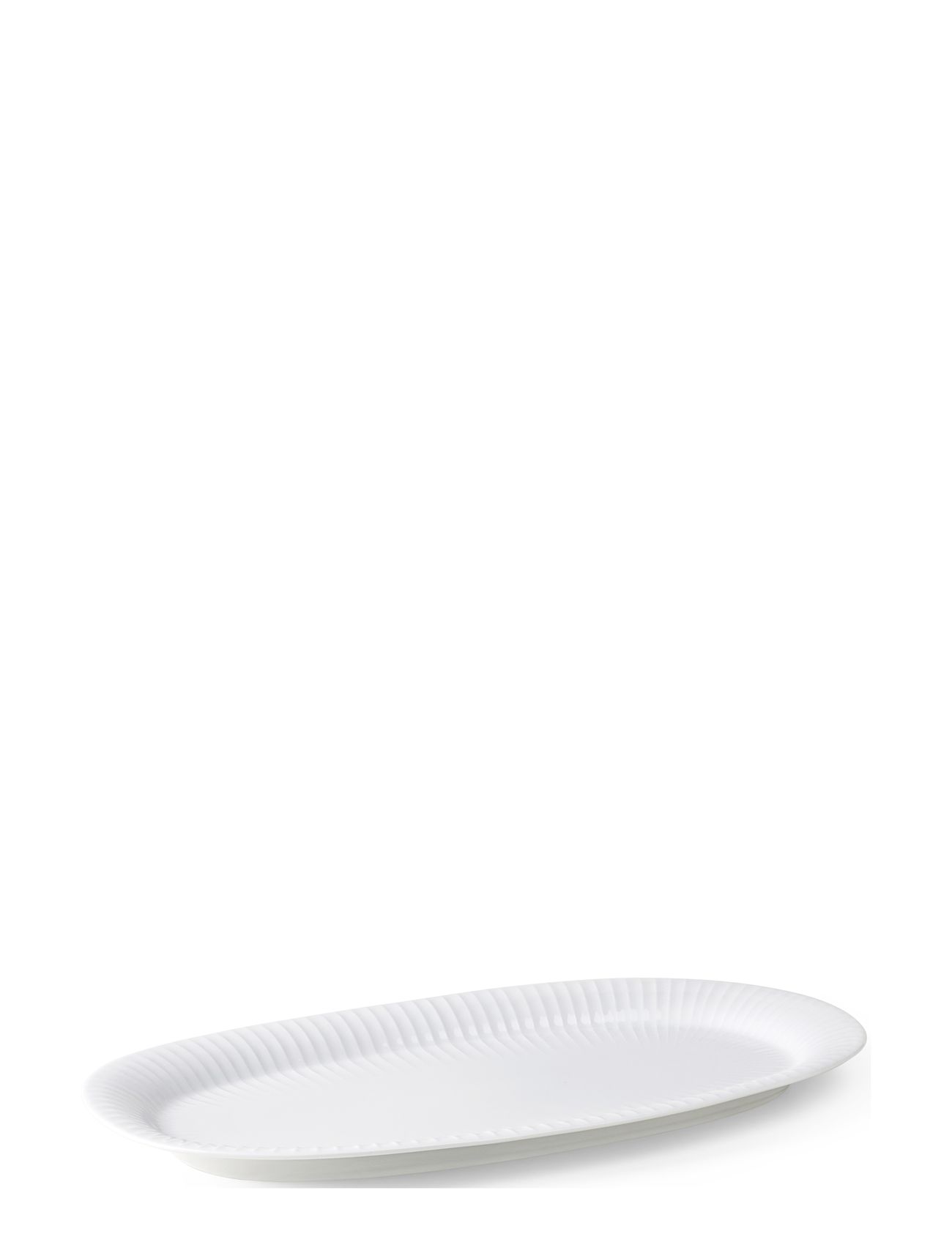 Hammershøi Ovalt Serveringsfad 40X22.5 Hvid Home Tableware Serving Dishes Serving Platters White Kähler