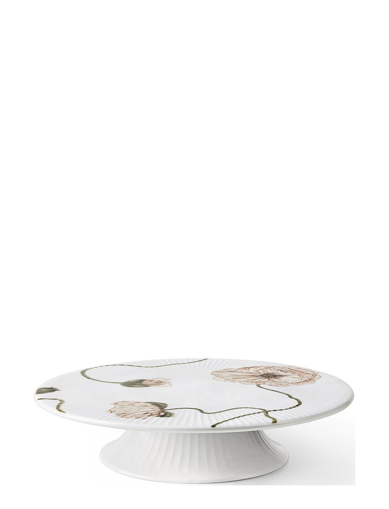 Hammershøi Poppy Kagefad Ø30 Cm Hvid M. Deko Home Tableware Serving Dishes Cake Platters White Kähler