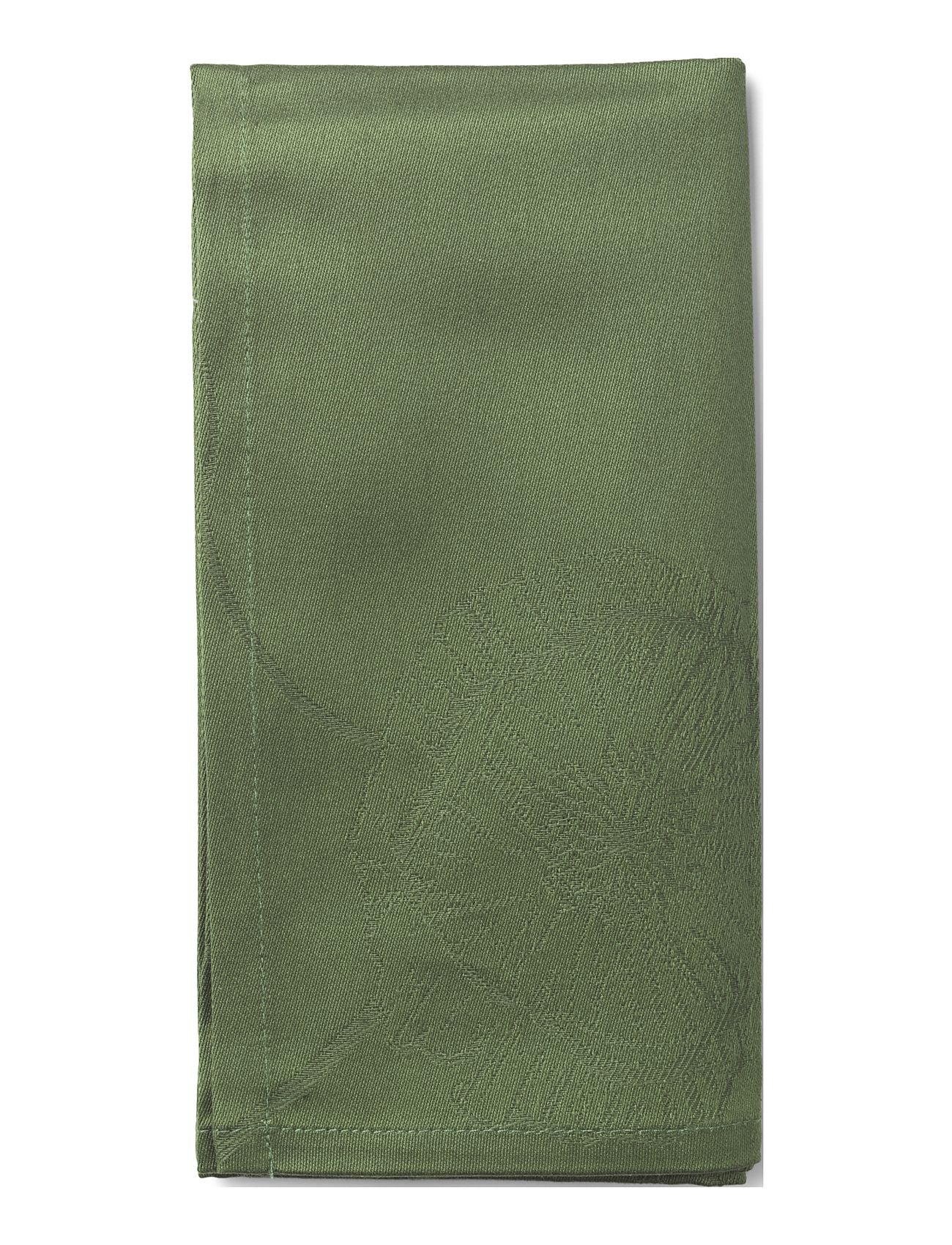 Hammershøi Poppy Stofserviet 45X45 Cm Grøn 4 Stk. Home Textiles Kitchen Textiles Napkins Cloth Napkins Green Kähler