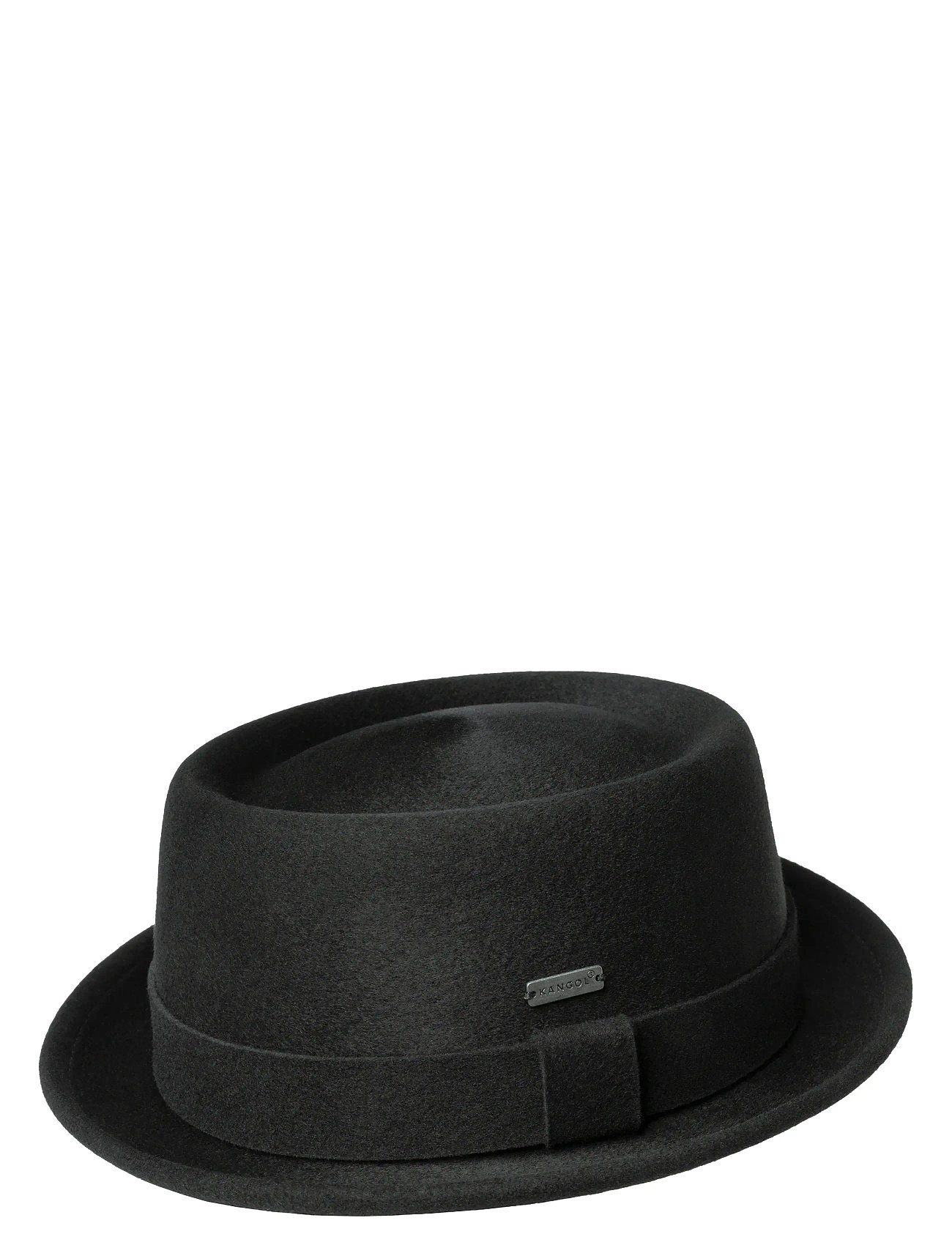 Kangol Kg Polished Porkpie, L, Black, Hovedbeklædning > Hatte, Dame