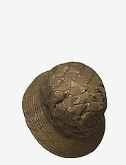 Kangol - KG PUCKER CHECK BUCKET - bucket hats - olive - 1