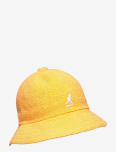 kangol yellow bucket hat