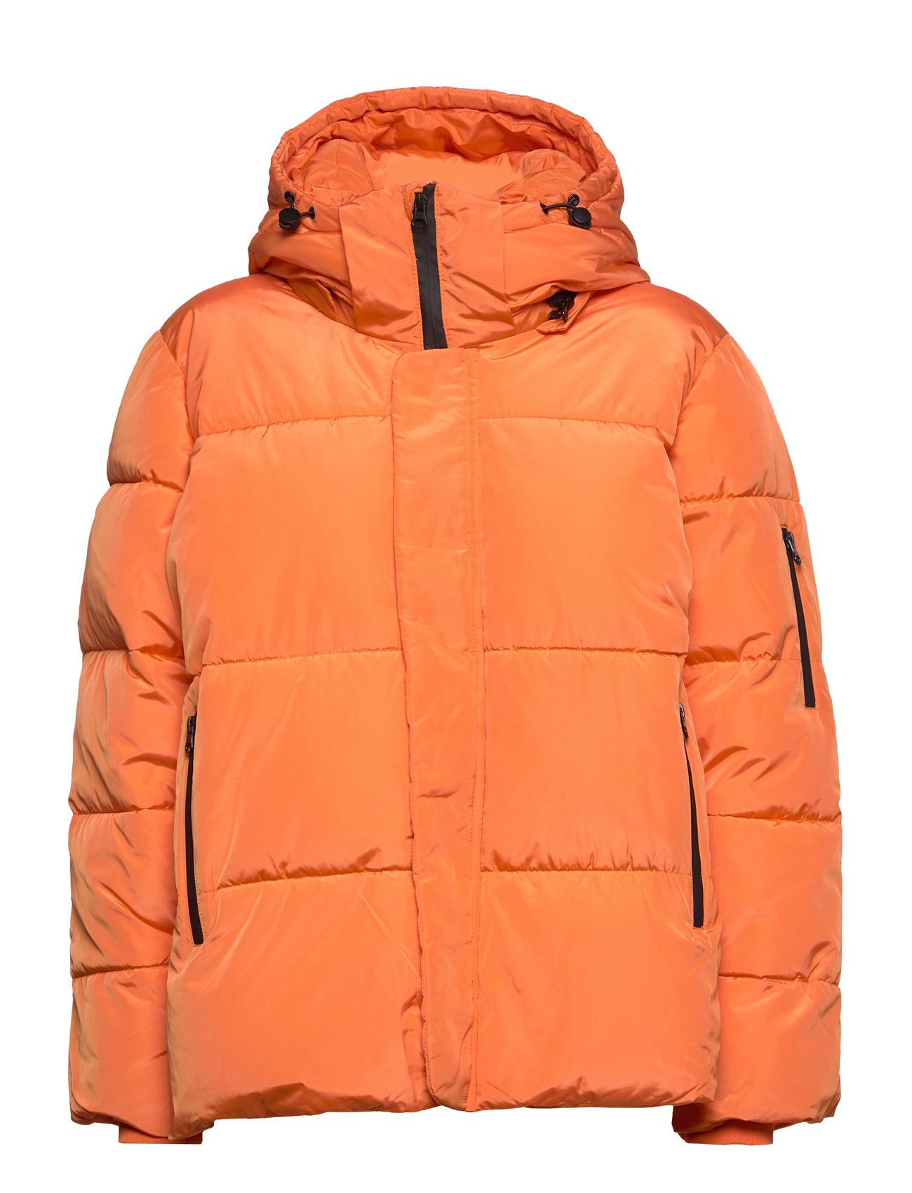 Hazekb Short Puffer Jacket Orange Karen By Simonsen