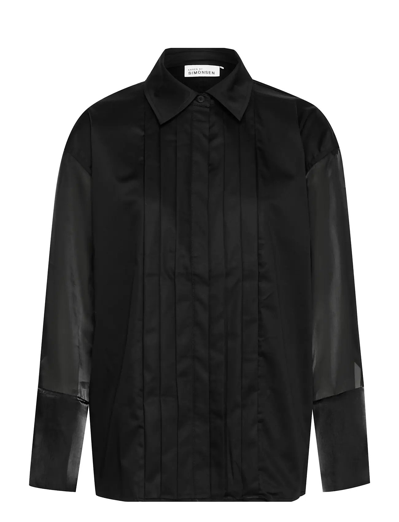 Kbsilke Shirt Black Karen By Simonsen