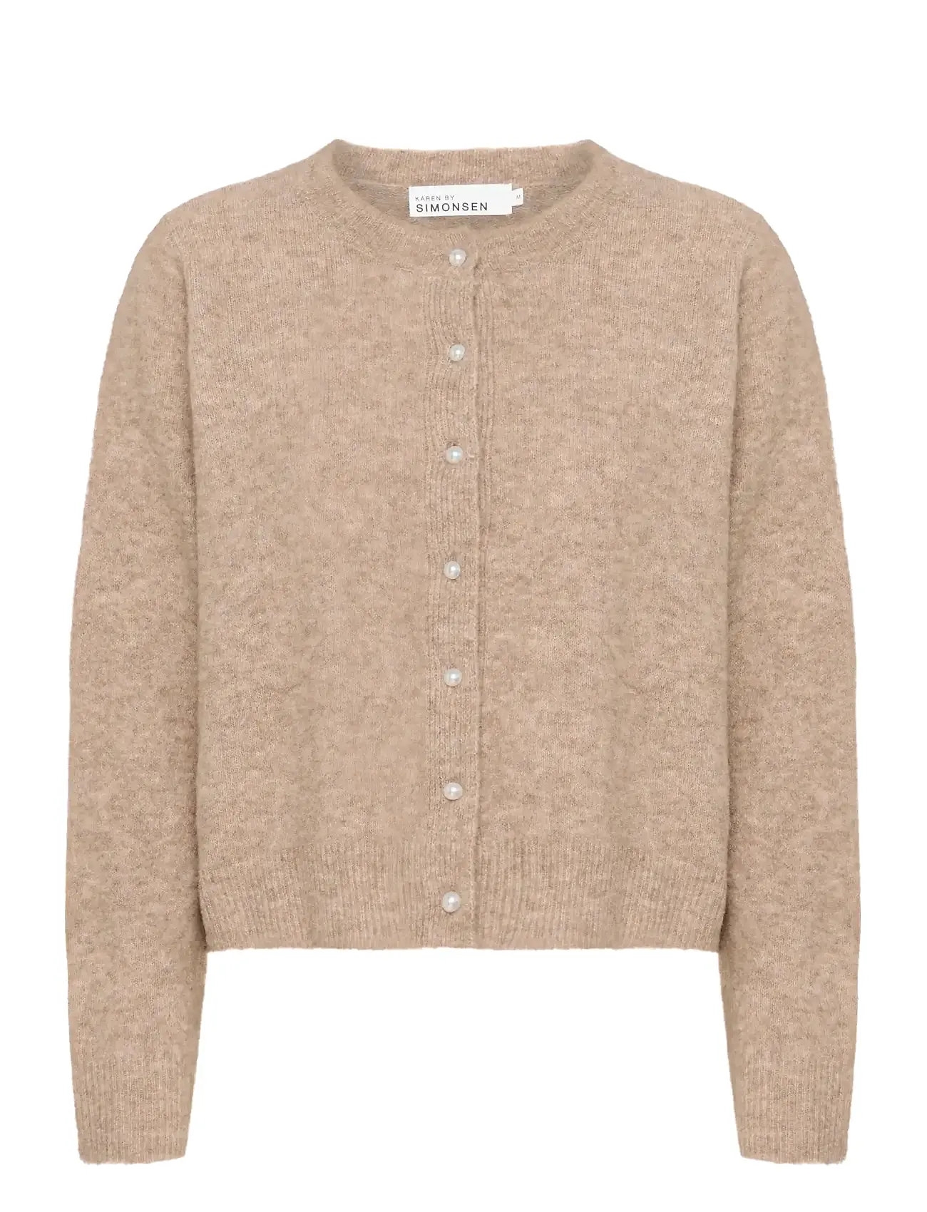KAREN BY SIMONSEN Kbnoabelle Plain Cardigan Beige - XXL - Damen