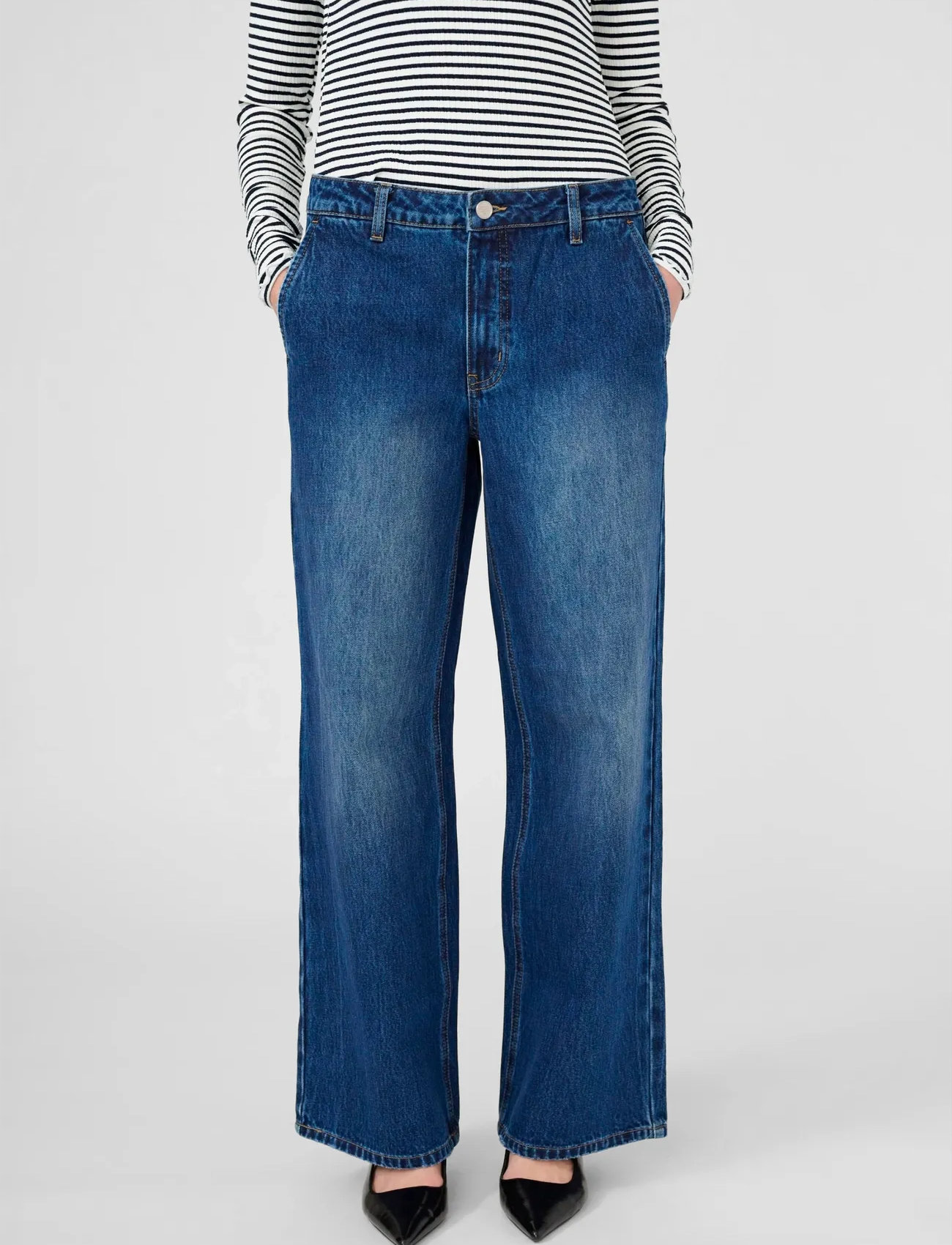Karen By Simonsen Kbbonnie Jeans, 40, Blue, Jeans > Vidde, Dame