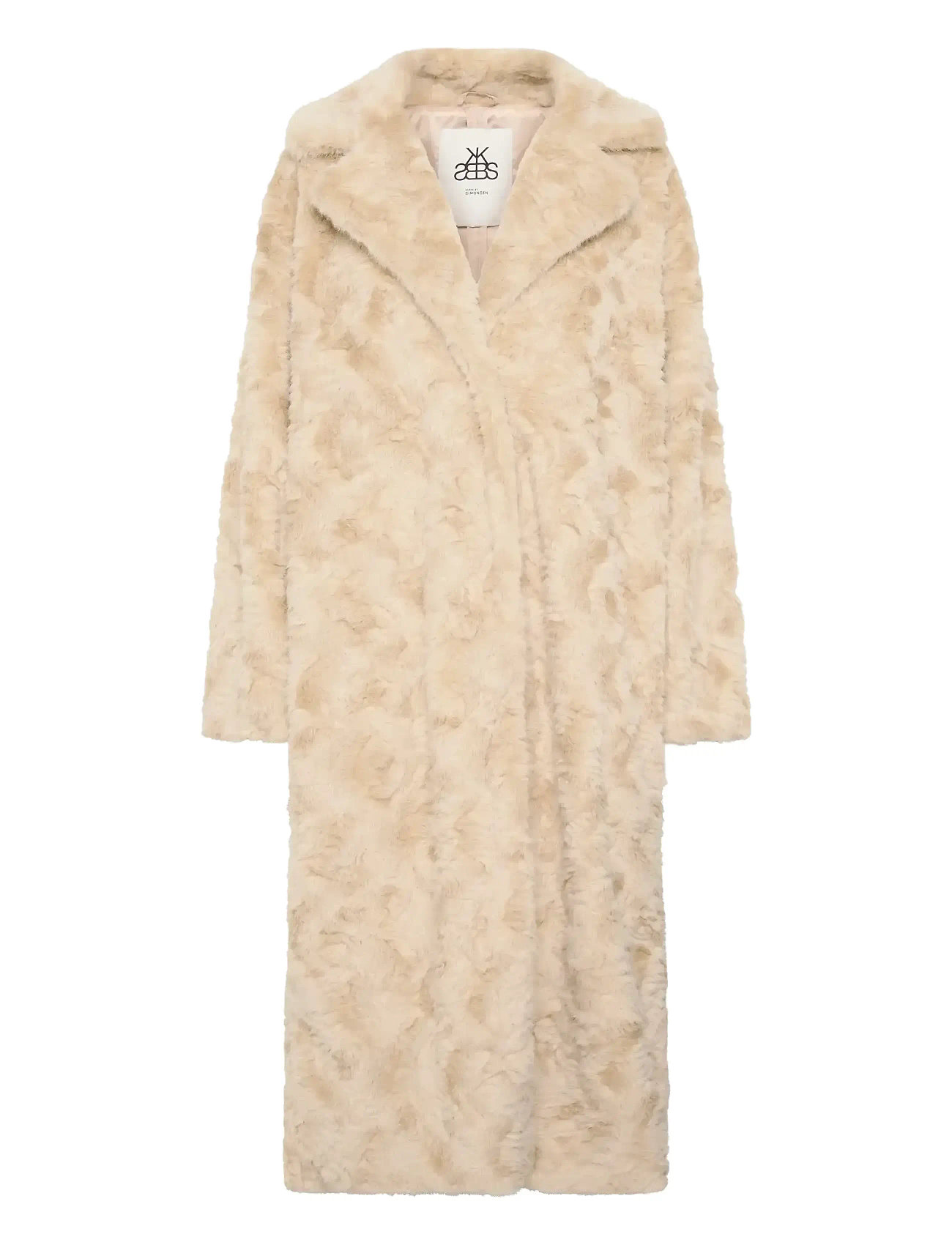 Karen By Simonsen Kbbolinda Fur Coat, S, Cream, Overtøj > Imiteret Pels, Dame