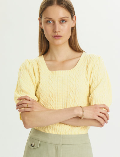 BeateKB SS Pullover - tröjor - pastel yellow