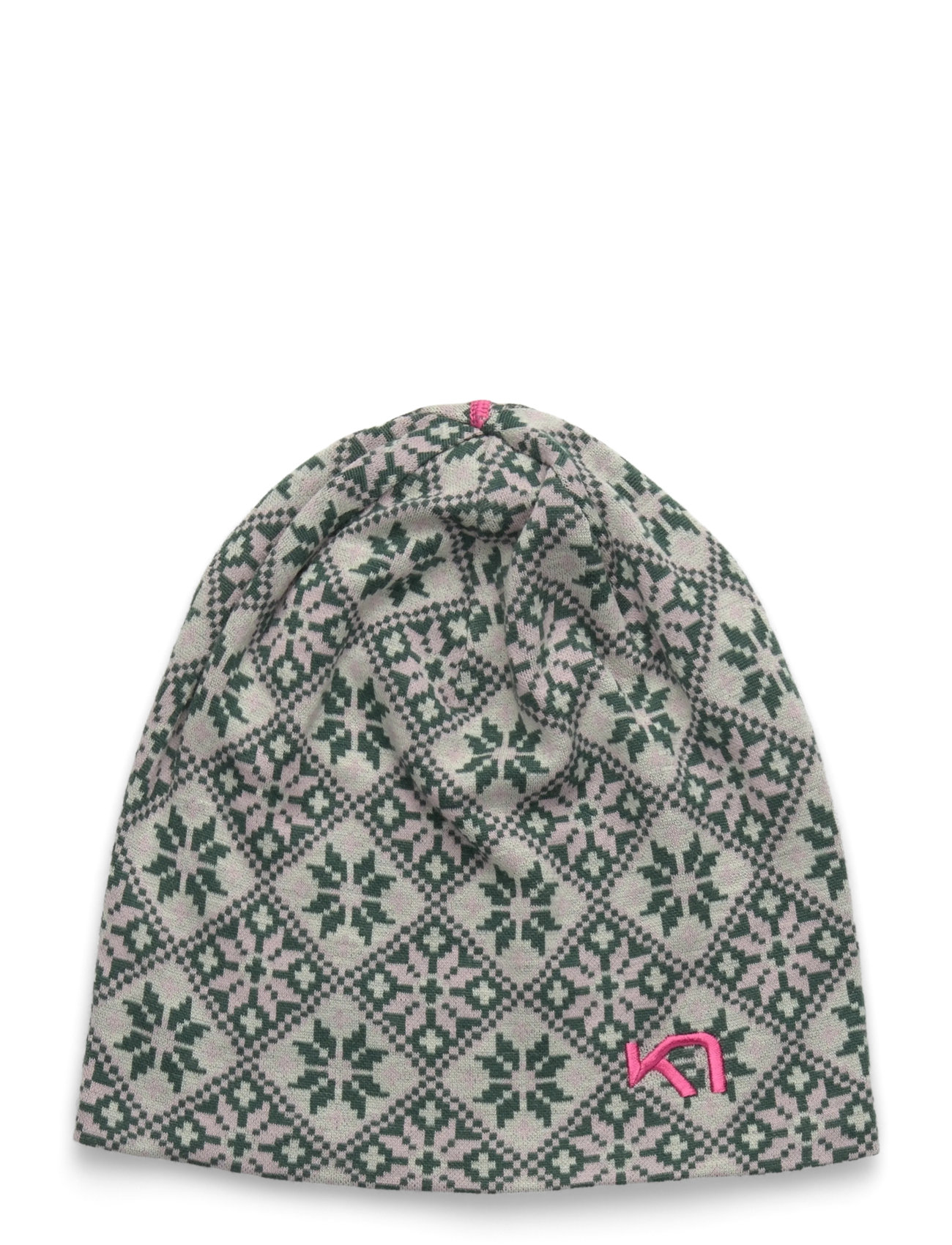KARI TRAA Rose Pudelmütze Grün - One Size - Damen