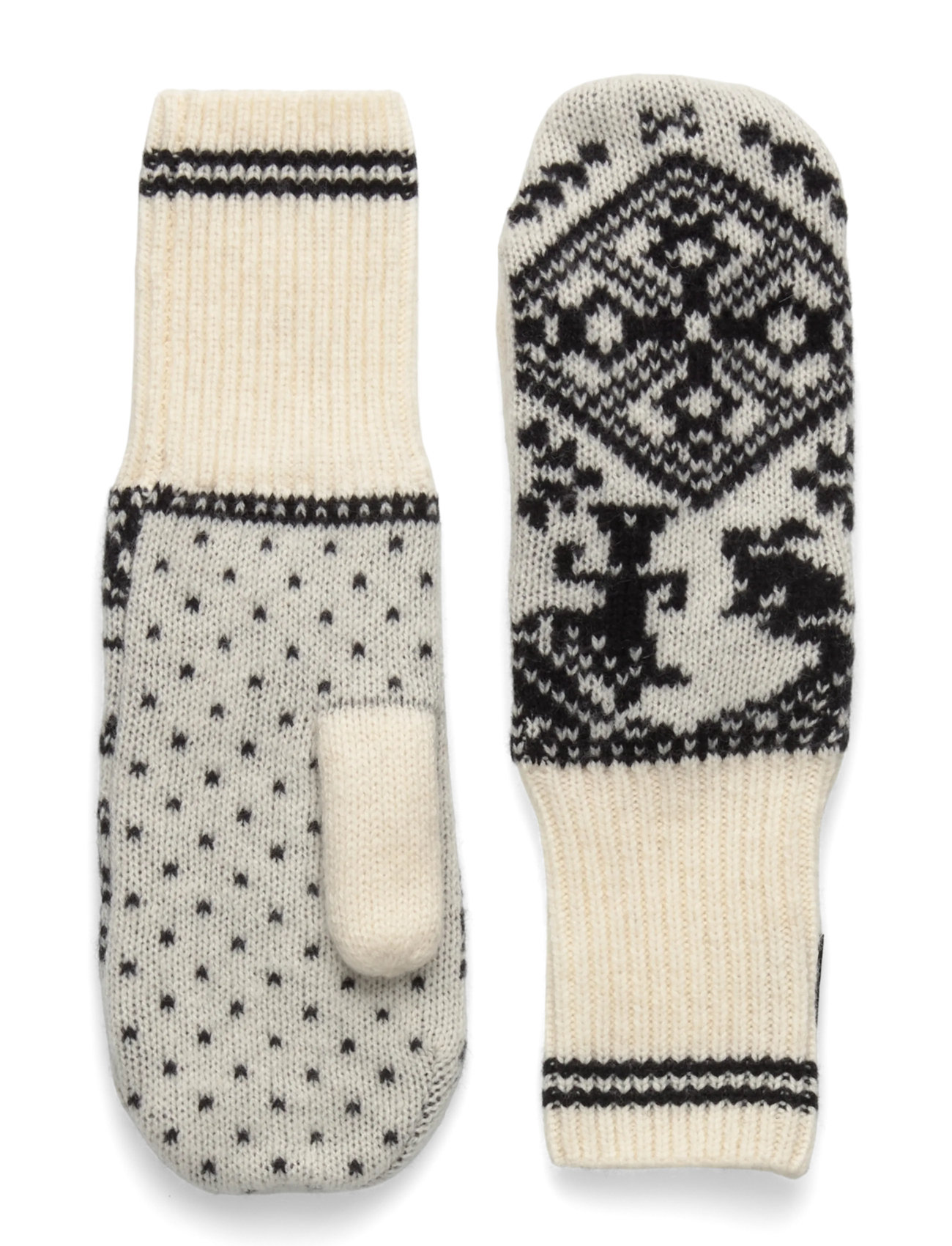 Kari Traa Saga Knit Mittens, 6, White, Sport Gloves > Sport Thumb Gloves, Dame