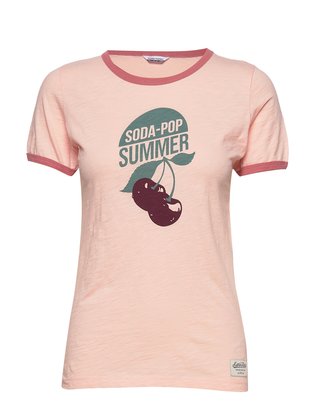 Songve Tee T-shirts & Tops Short-sleeved Vaaleanpunainen Kari Traa