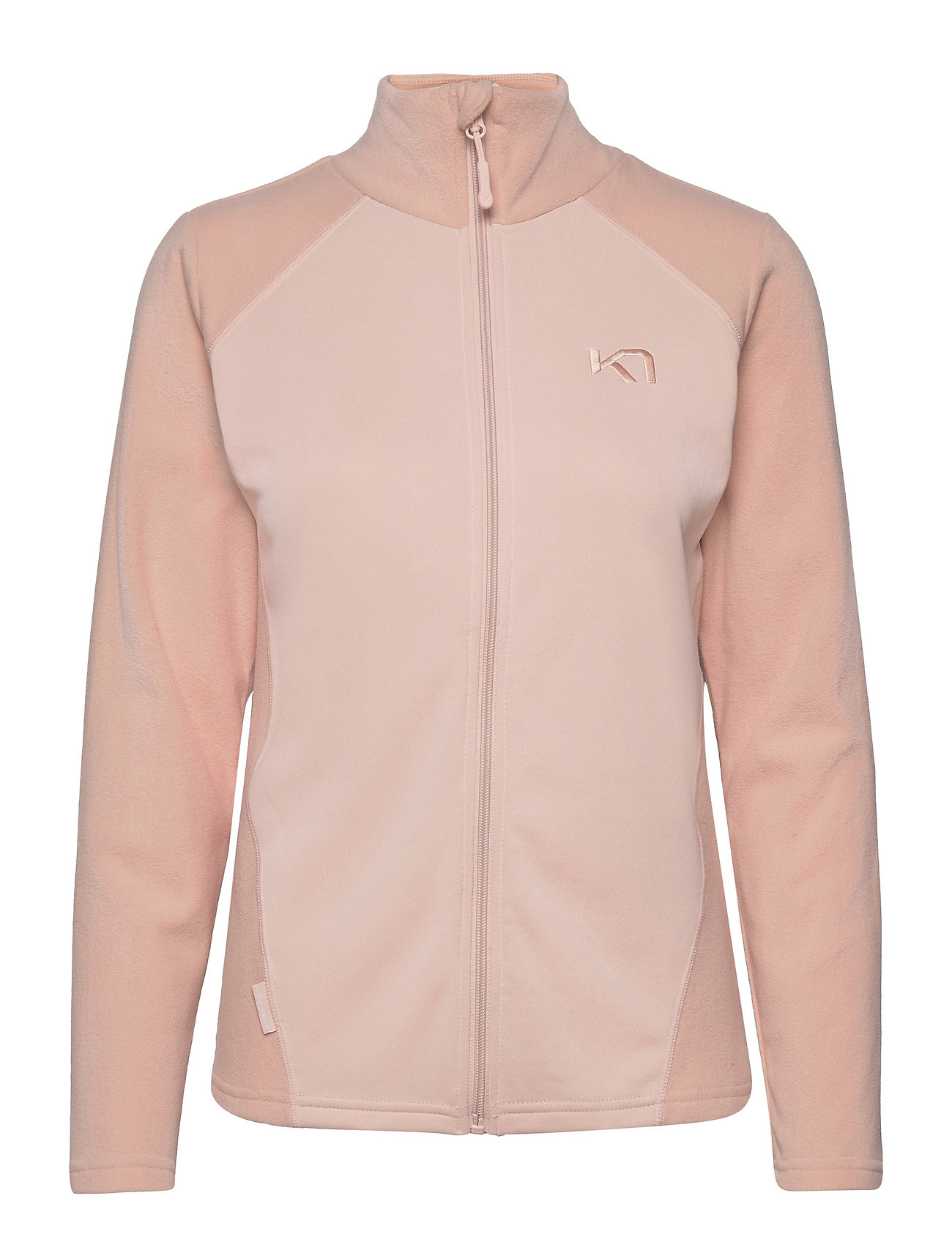 Kari F/Z Fleece Sweat-shirts & Hoodies Fleeces & Midlayers Vaaleanpunainen Kari Traa
