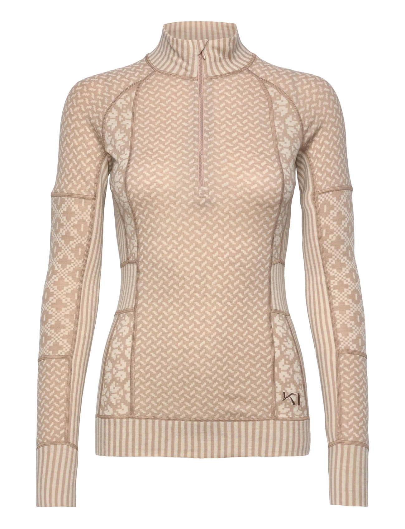KARI TRAA Smekker H/Z Beige - XL - Damen