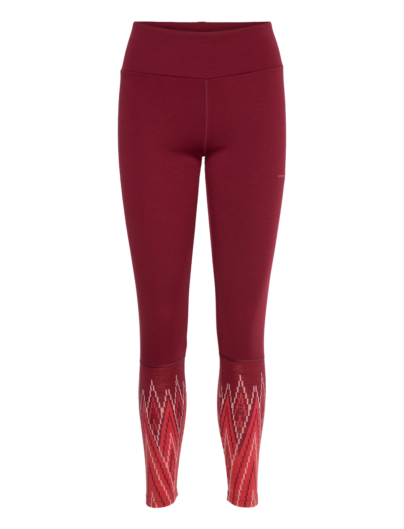 Kari Traa Juliane Wool Pants Burgundy