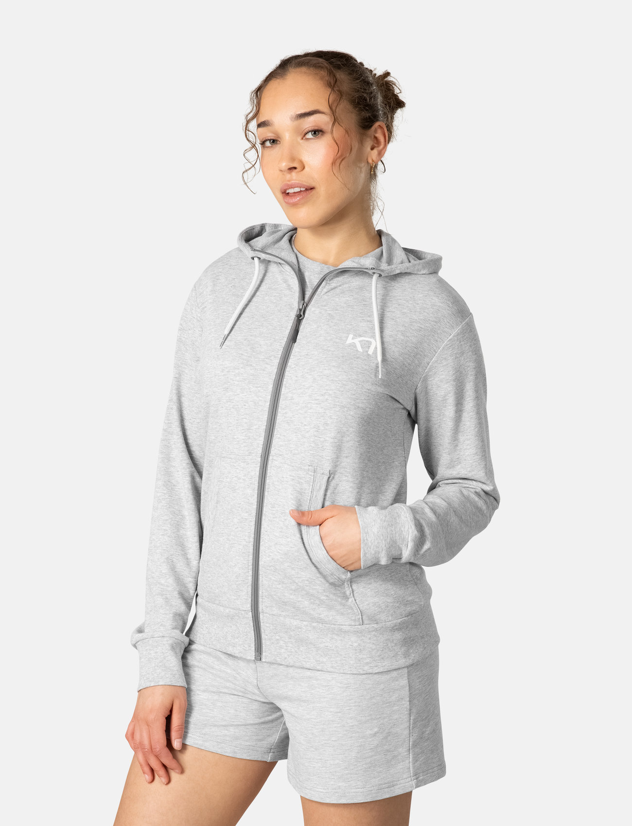 Kari Traa Kari Hoodie, XL, Grey, Sweatshirts & Hættetrøjer > Hættetrøjer, Dame