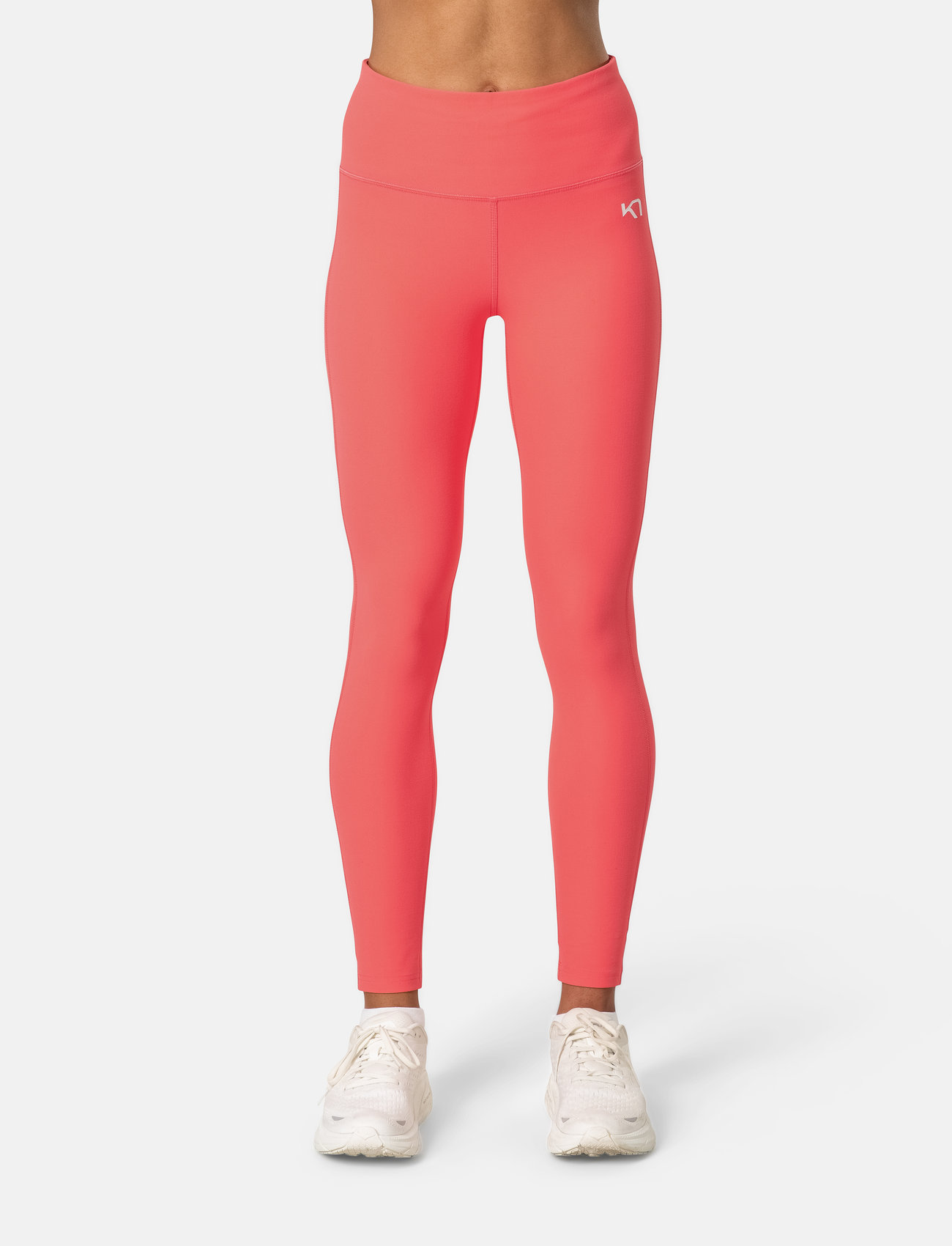 Kari Traa Nina High Waist Tights, S, Coral, Sportsbukser > Sportstræningsbukser, Dame