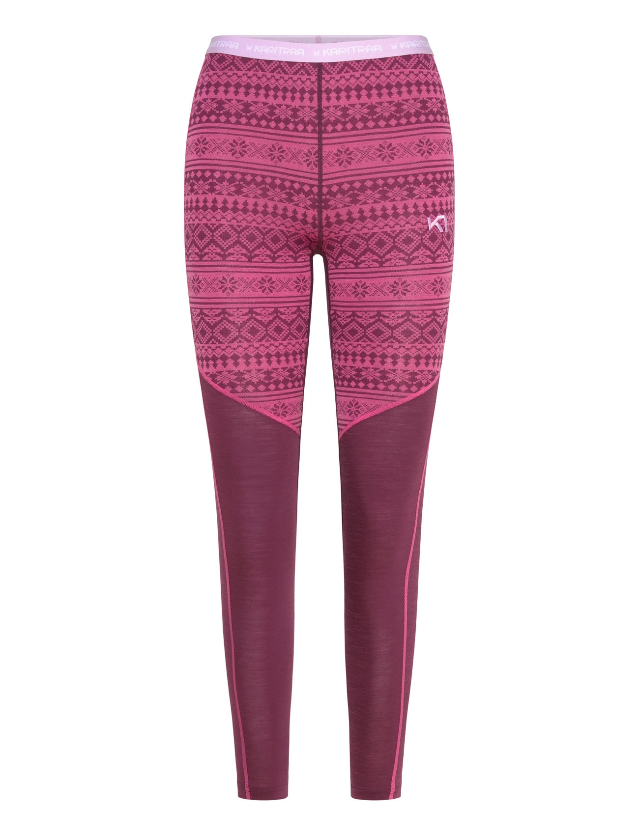 Kari Traa Mina Pant, S, Burgundy, Sport Base Layers > Sport Base Layer Underdele, Dame
