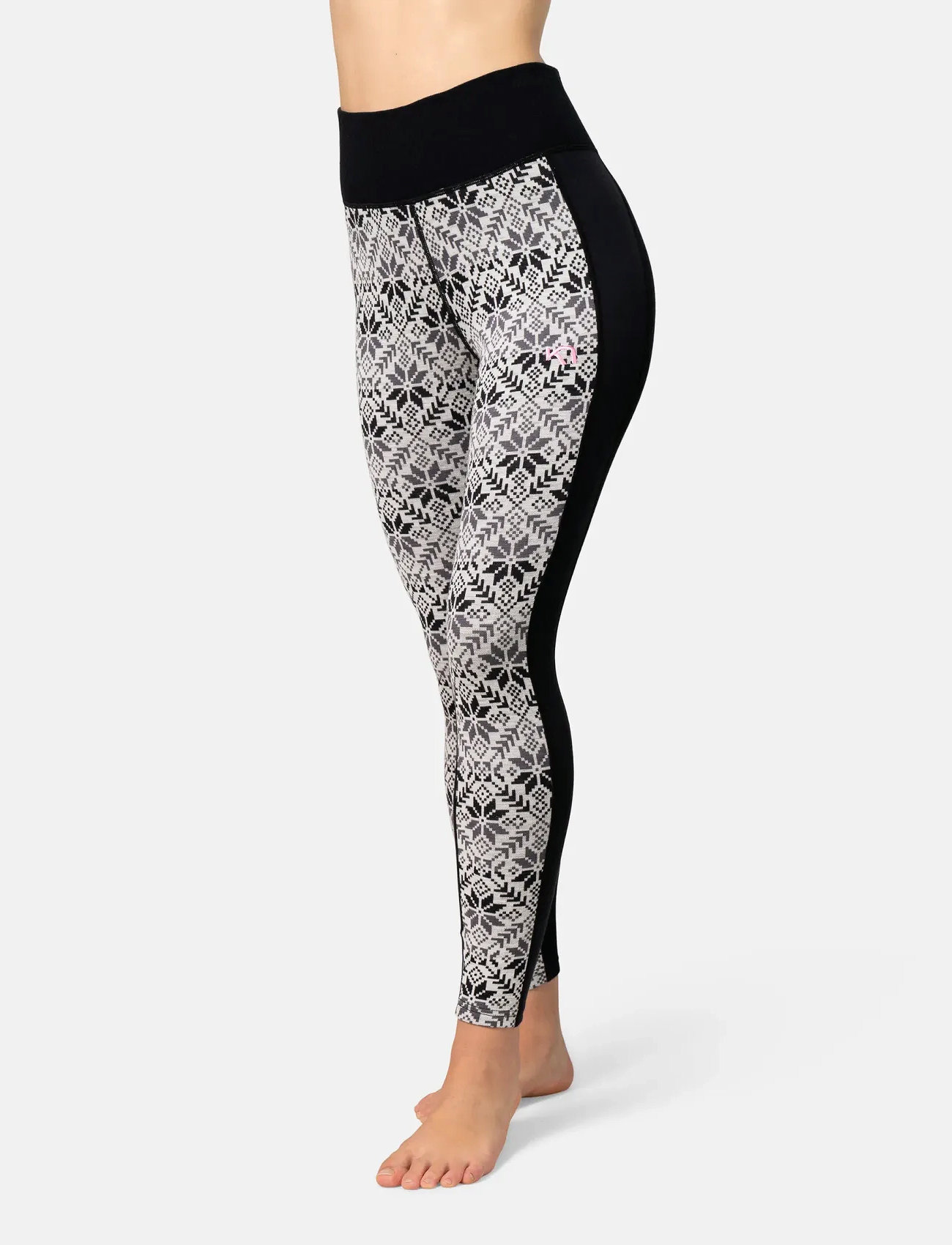 Kari Traa Anna High Waist Pants, XS, Black, Sport Base Layers > Sport Base Layer Underdele, Dame