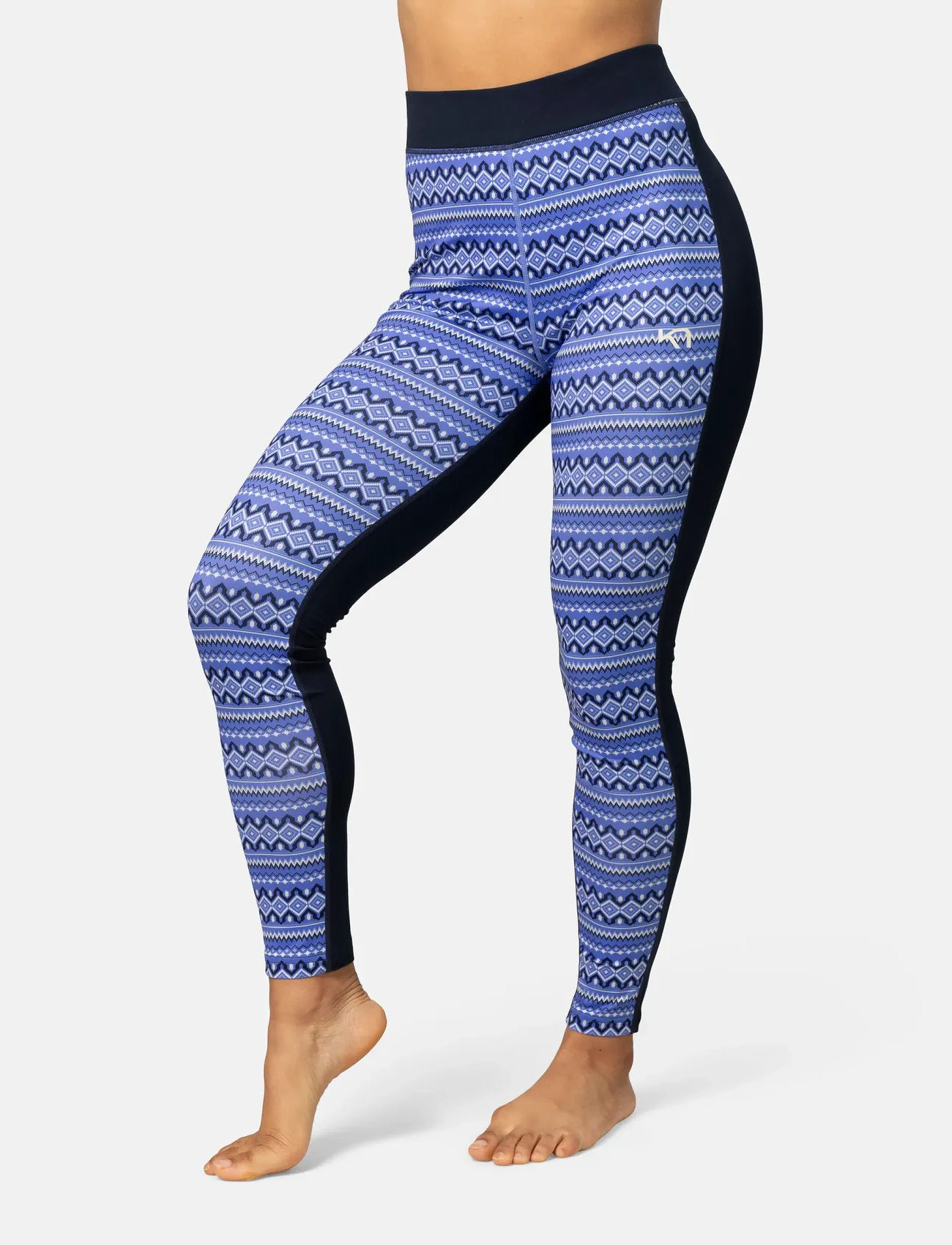 Kari Traa Lilja High Waist Pants, S, Navy, Sport Base Layers > Sport Base Layer Underdele, Dame