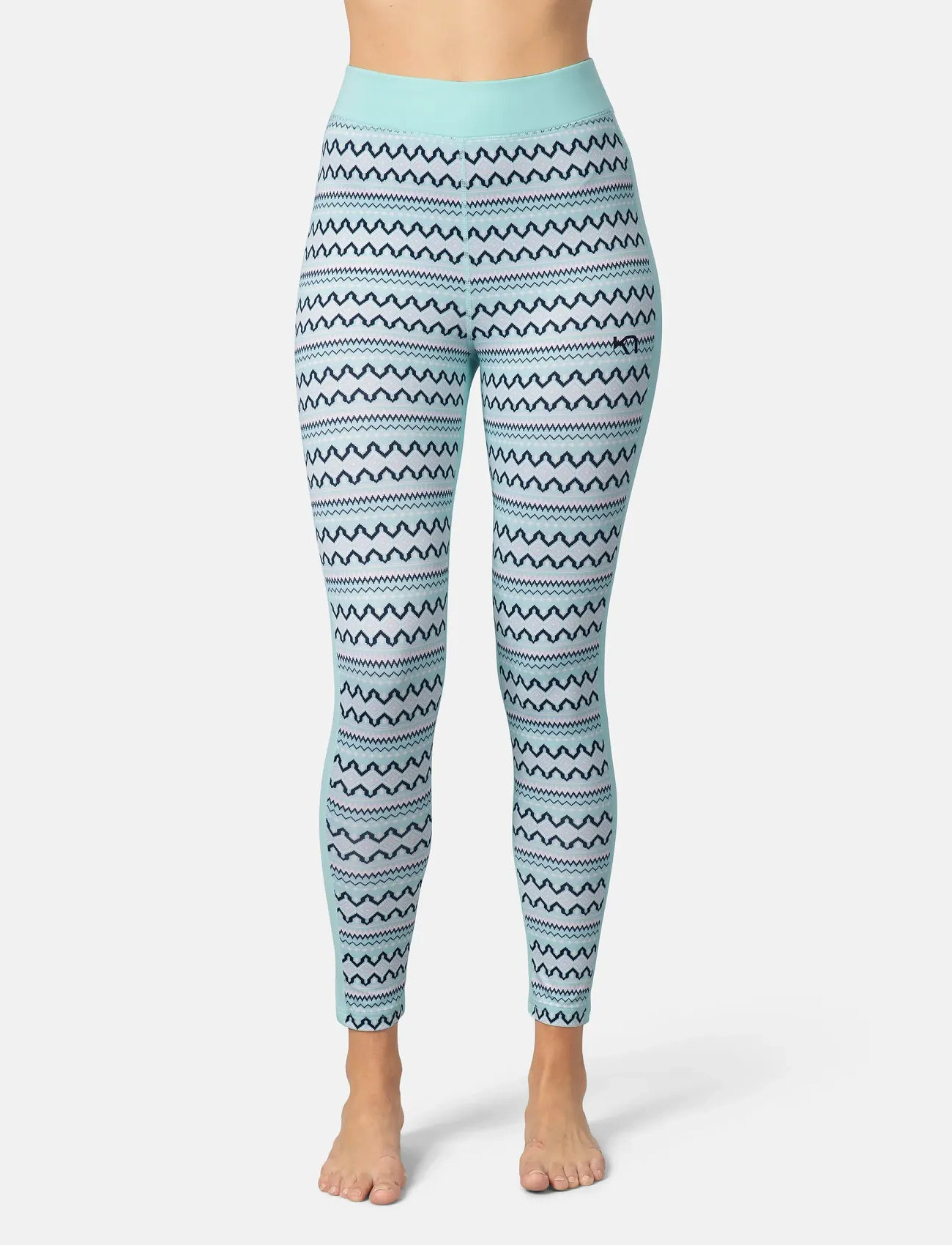 Kari Traa Lilja High Waist Pants, S, Blue, Sport Base Layers > Sport Base Layer Underdele, Dame