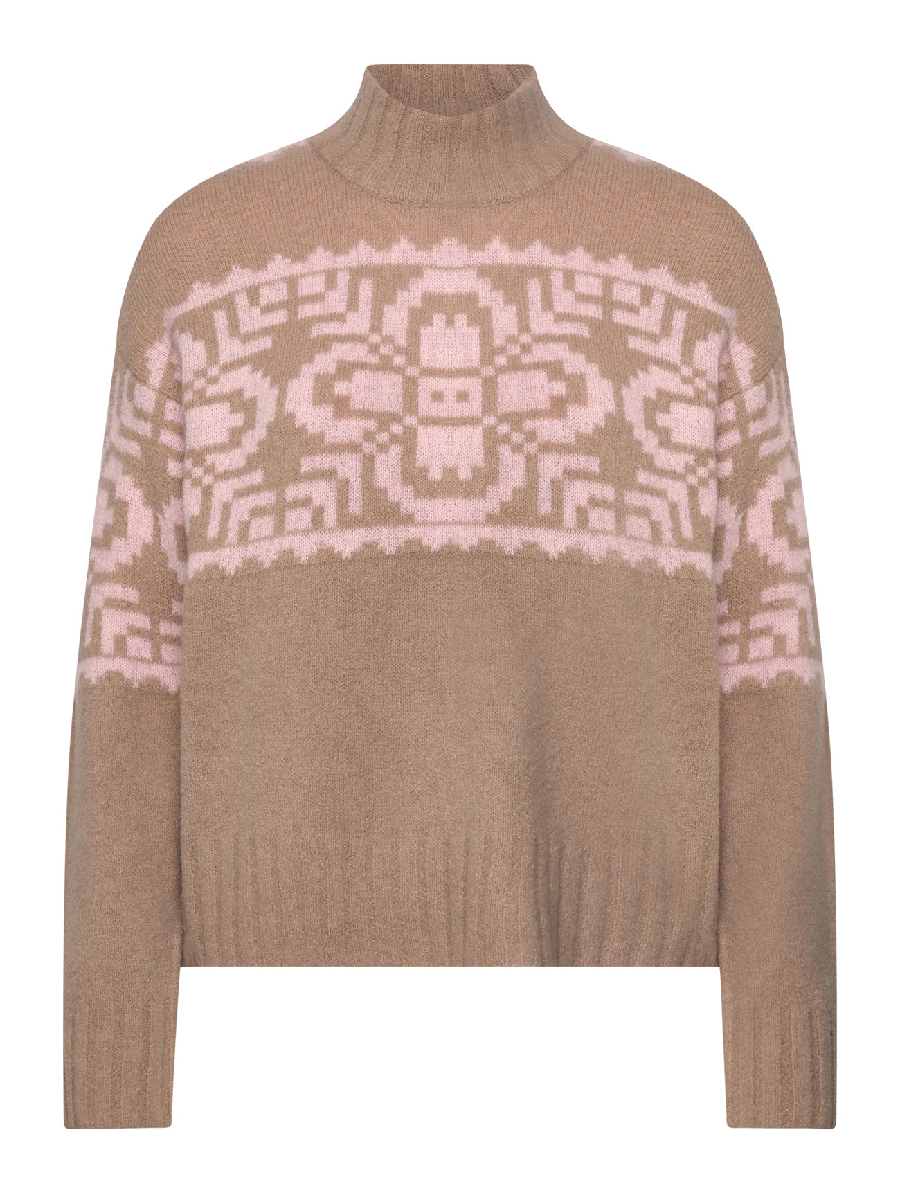 KARI TRAA Disa Knit Beige - L - Damen