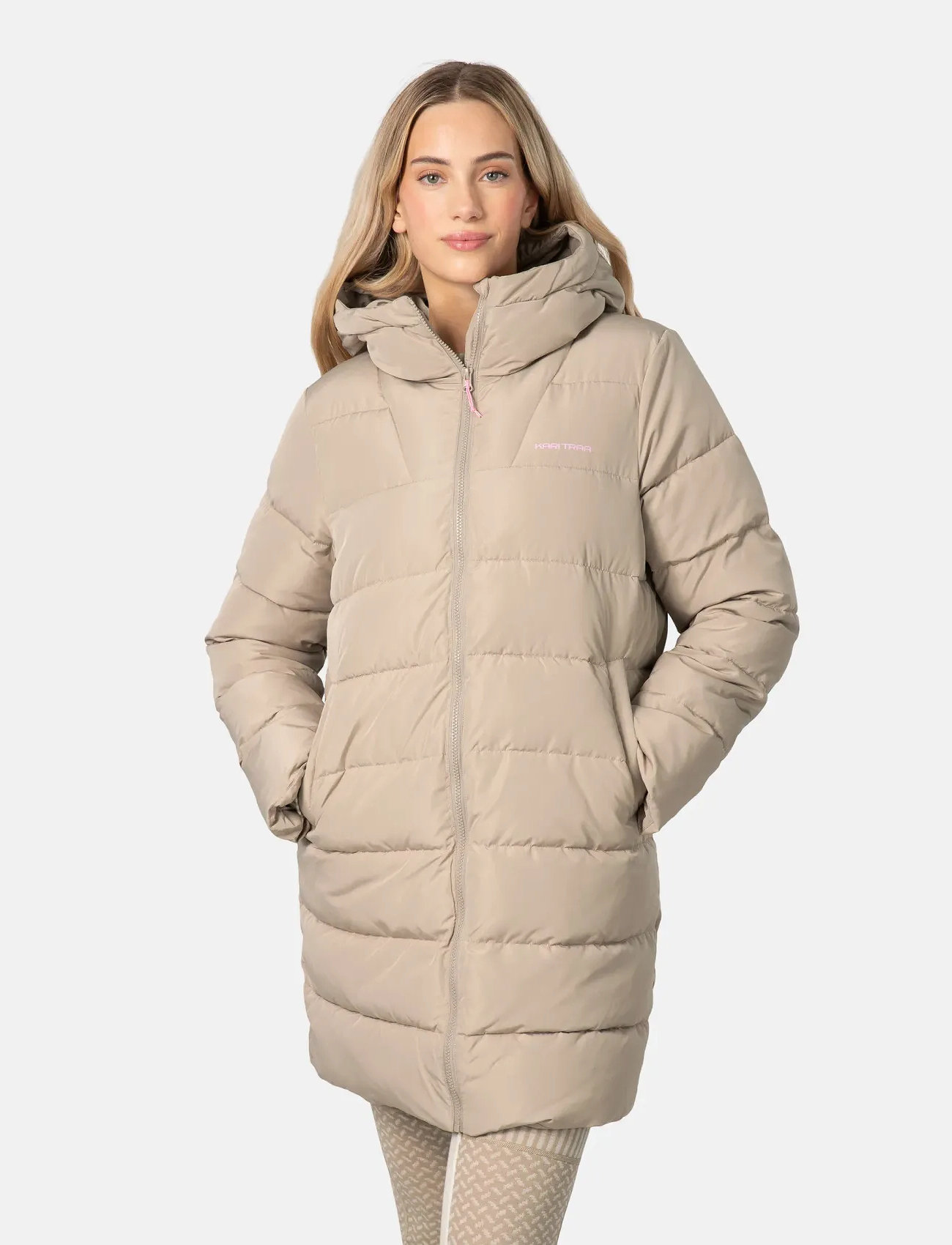 Kari Traa Linn Parka, M, Beige, Sport Jackets > Sport Parkas, Dame