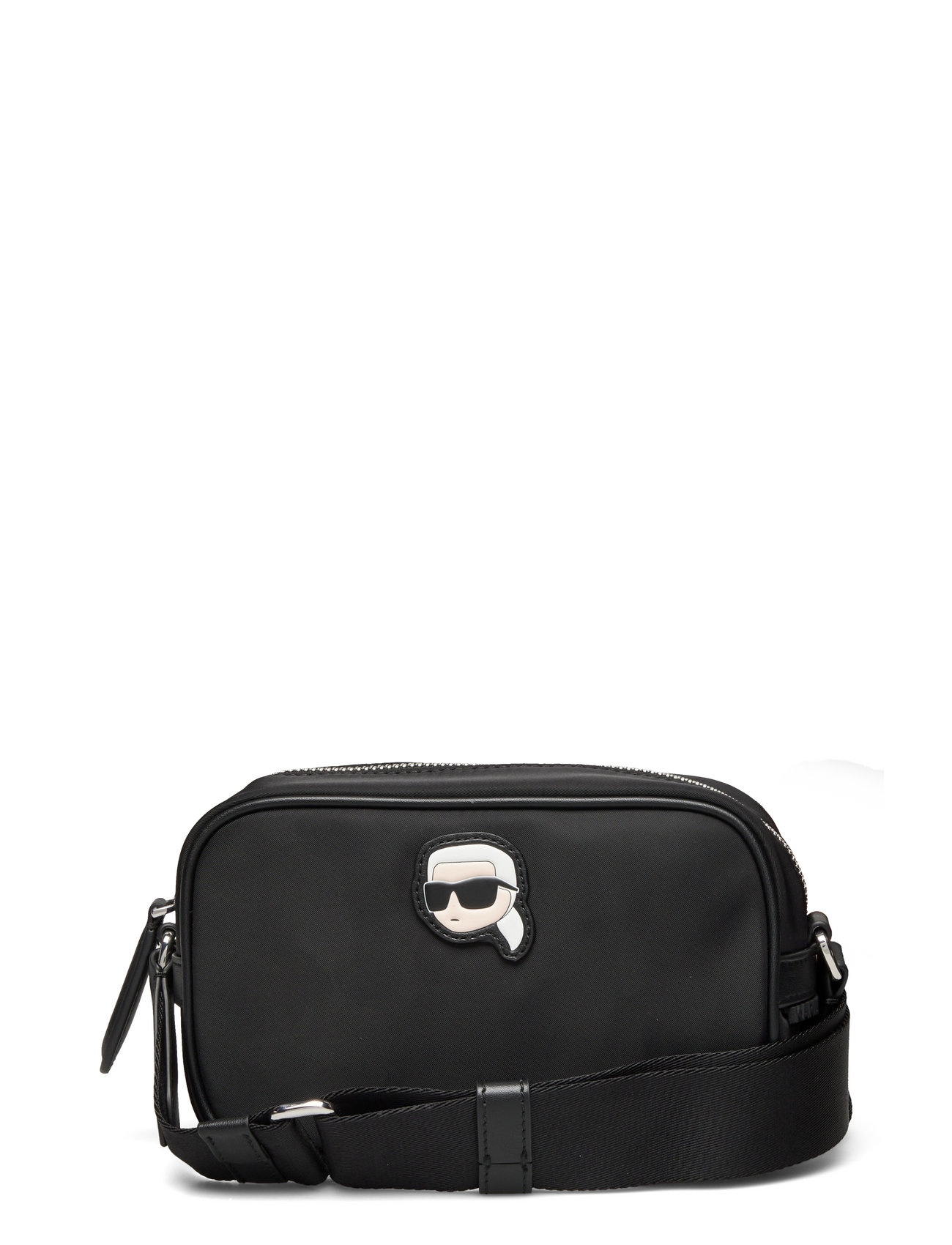 K/Ikonik 2.0 Nylon Camera Bag Designers Crossbody Bags Black Karl Lagerfeld