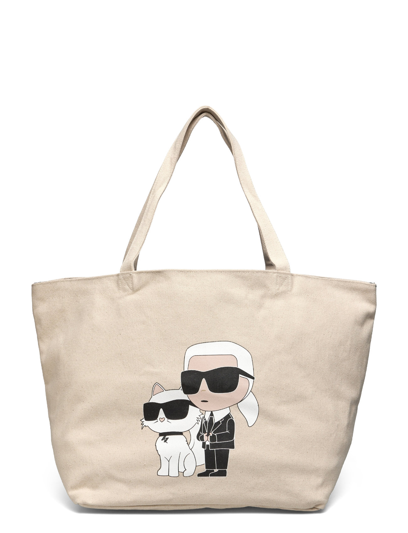 K/Ikonik 2.0 K&C Canv Shopper Designers Totes Cream Karl Lagerfeld