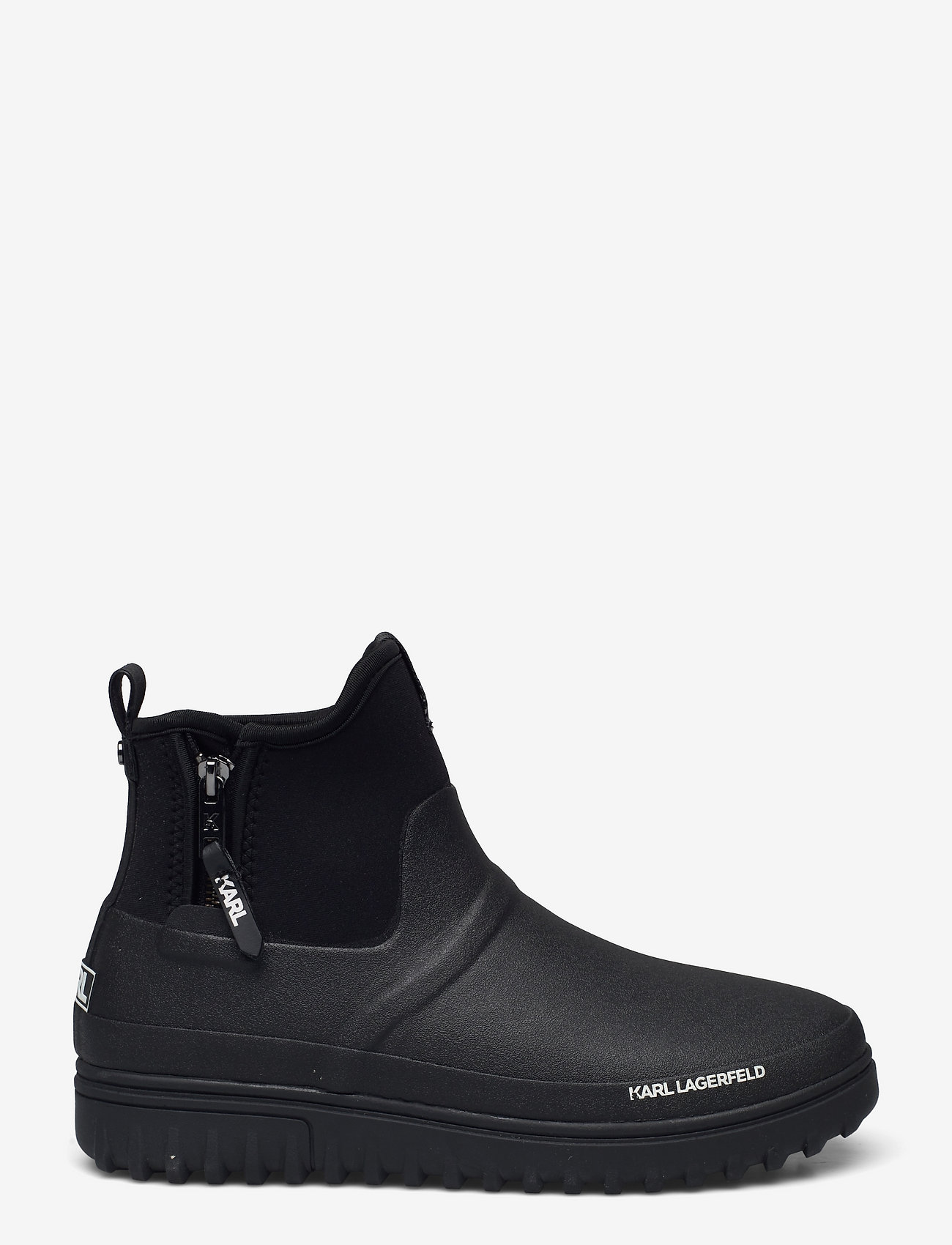 Karl Lagerfeld Shoes - VOSTOK Lo Sock Boot - bottes de pluie - black rubber - 1