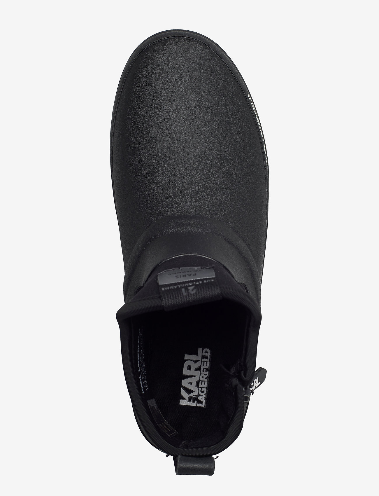 Karl Lagerfeld Shoes - VOSTOK Lo Sock Boot - bottes de pluie - black rubber - 3