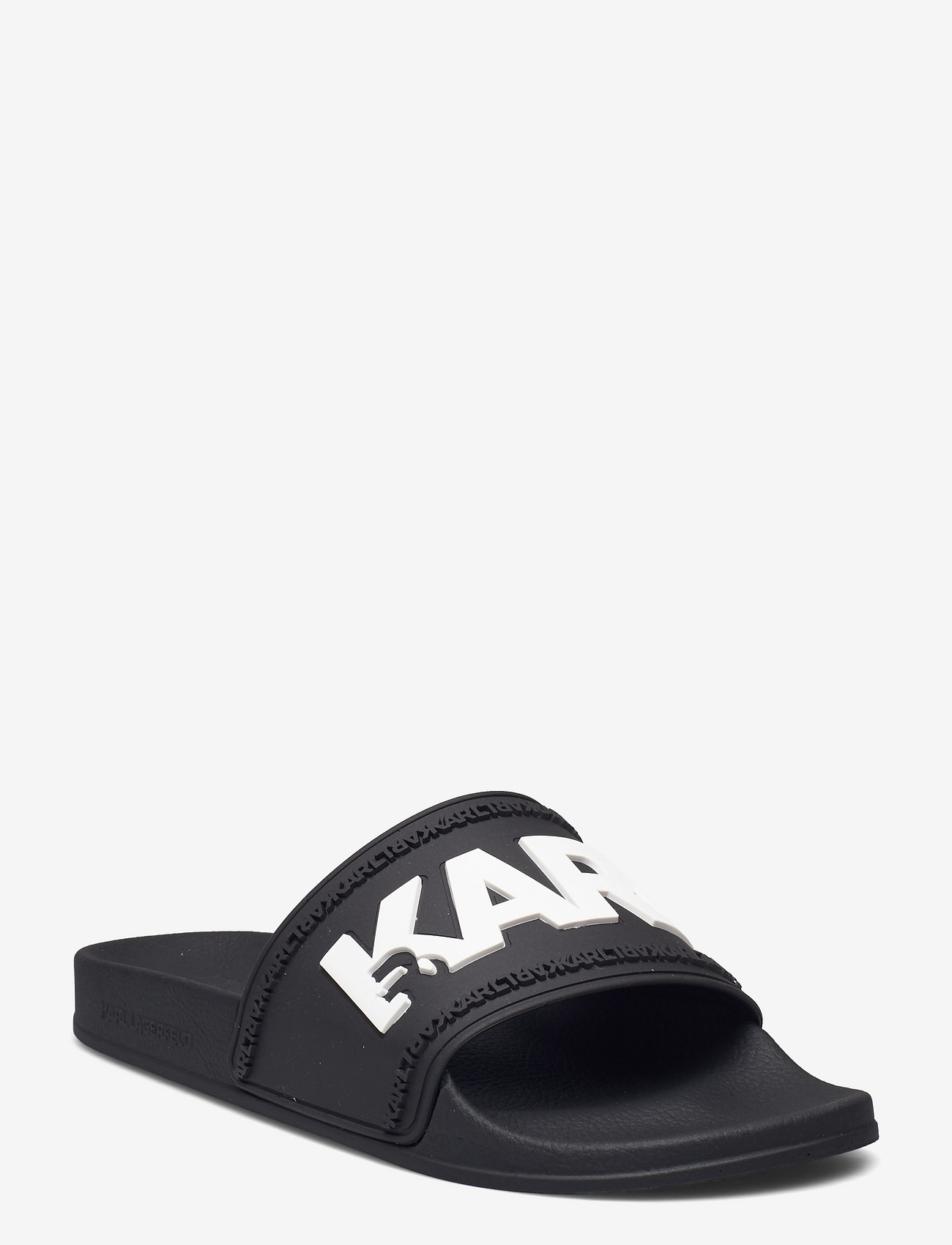 Karl Lagerfeld Shoes - KONDO Karl Logo Slid - chaussures d'été - black rubber - 0