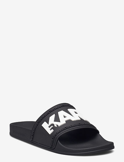 KONDO Karl Logo Slid - chaussures d'été - black rubber