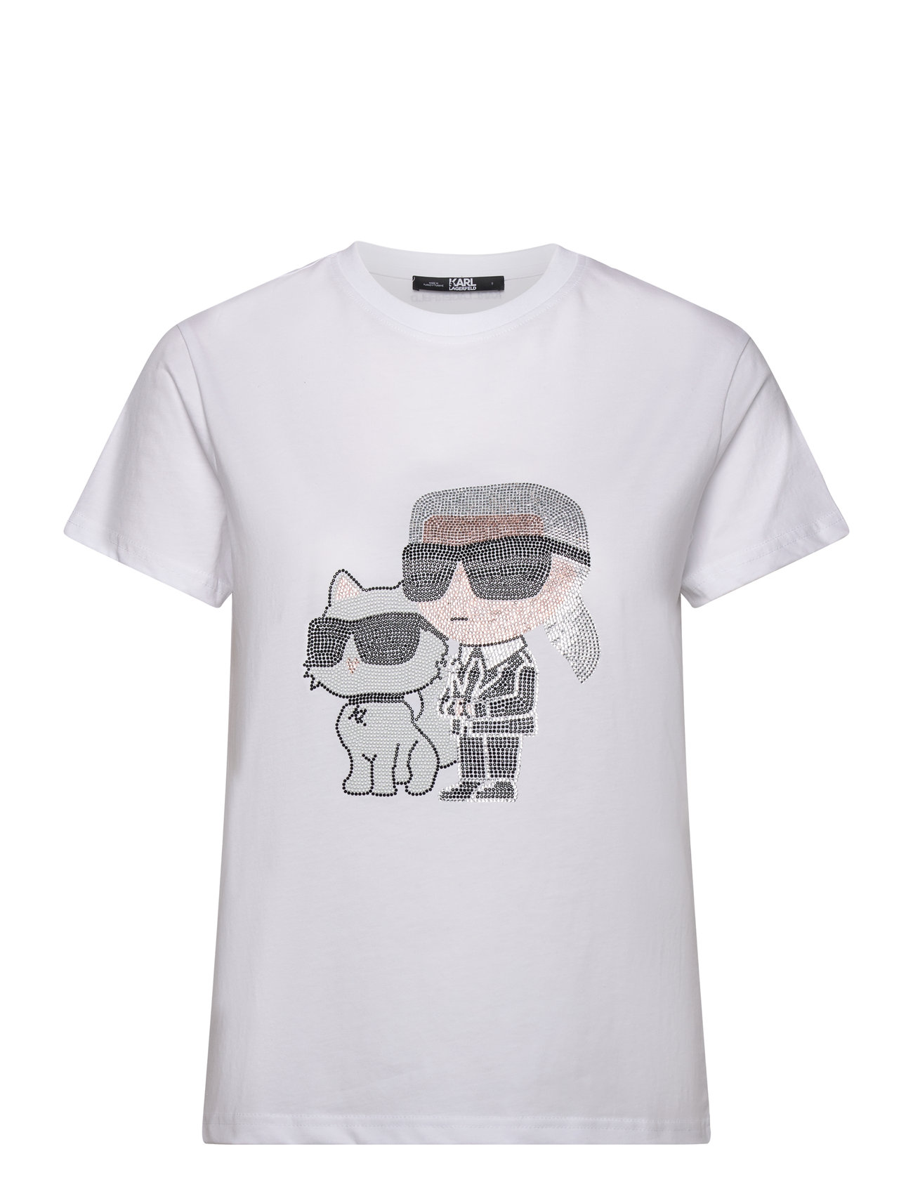 Ikonik 2.0 Rs T-Shirt Tops T-shirts & Tops Short-sleeved White Karl Lagerfeld