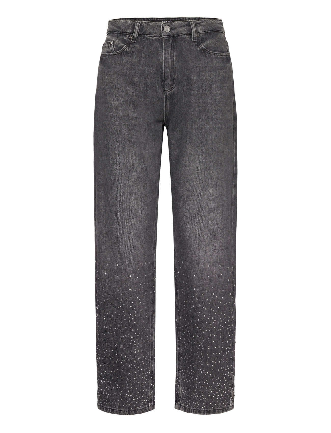 Sparkle Gf Denim Pants Grey Karl Lagerfeld