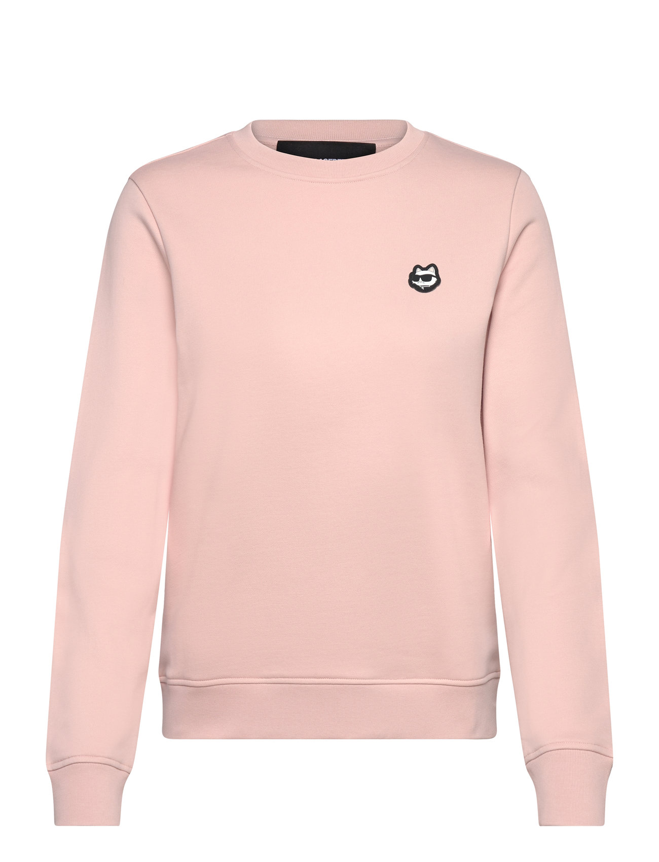 Ikonik 2.0 Patch Sweatshirt Tops Sweatshirts & Hoodies Sweatshirts Pink Karl Lagerfeld