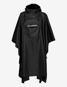 K/Essential Rain Poncho - rain coats - black