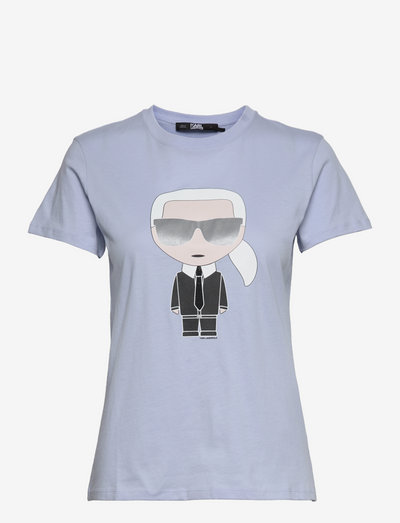 Ikonik Karl T-Shirt - t-shirts - sky blue